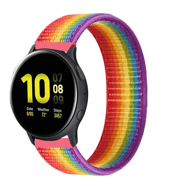 Nylon Sports Loop Watch Straps Compatible with the Huawei GT2 42mm