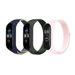 Nylon Straps | Xiaomi Mi Band 7 / 6 / 5 | Pack of 3