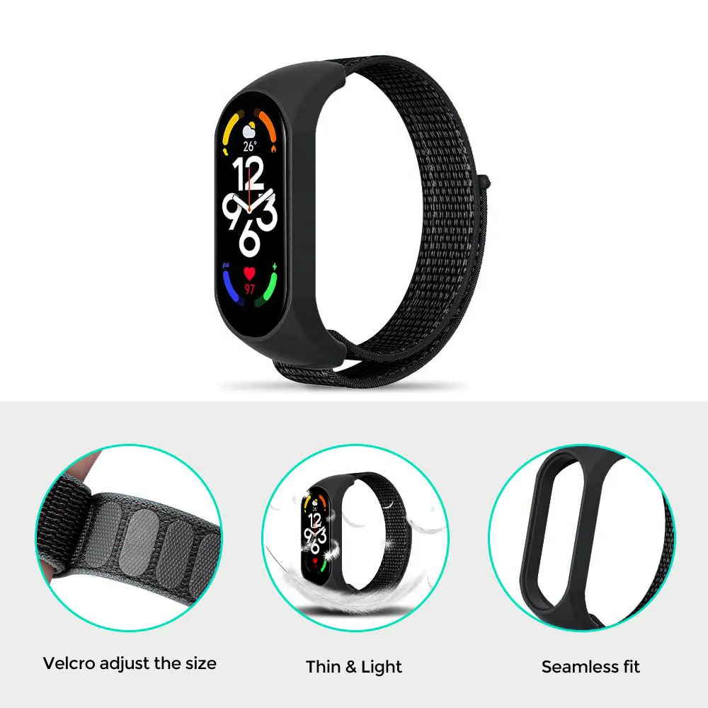 Nylon Straps | Xiaomi Mi Band 7 / 6 / 5 | Pack of 3