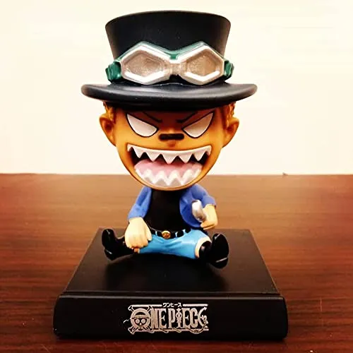 One Piece | Sabo Anime Bobblehead With Mobile Holder| For Cars | 13 CMS |