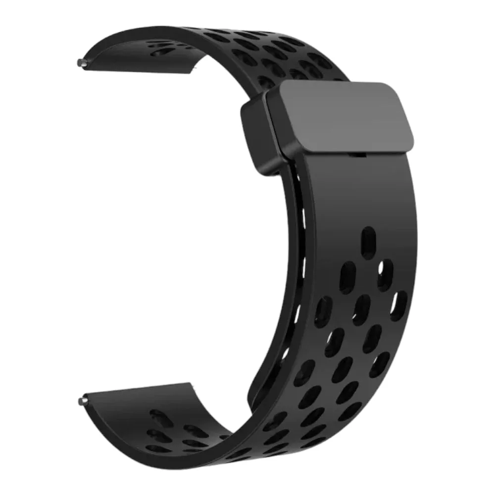 Oppo Watch 41mm compatible Silicone Magnetic Sports Watch Straps