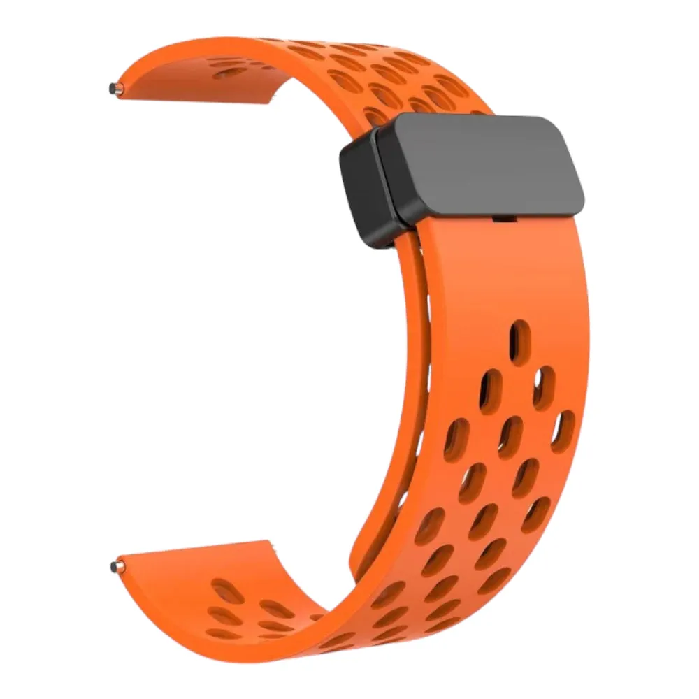 Oppo Watch 41mm compatible Silicone Magnetic Sports Watch Straps