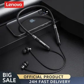 Origial Lenovo HE05X Bluetooth Earphones Earphone Waterproof Earplugs HIFI Sound Magnetic Neckband Headset Sports Headphone