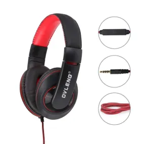 Over-the-Ear Headphones 3.5mm Wired Professional Hifi Studio Stereo Gaming Heads