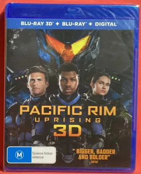 PACIFIC RIM UPRISING - 3D BLU-RAY   BLU-RAY (NEW/ SEALED)