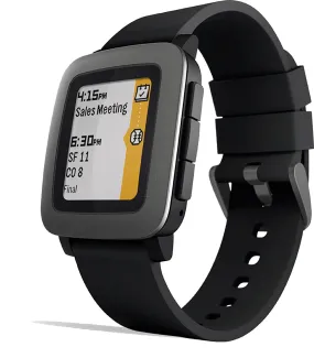 Pebble Time Smartwatch - Black