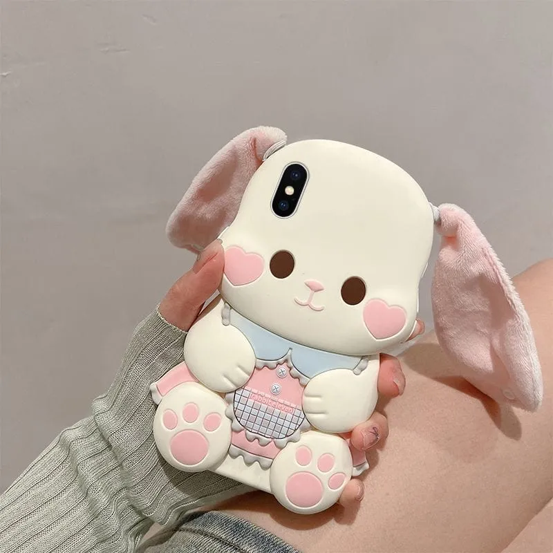 Pink Rabbit iPhone Case