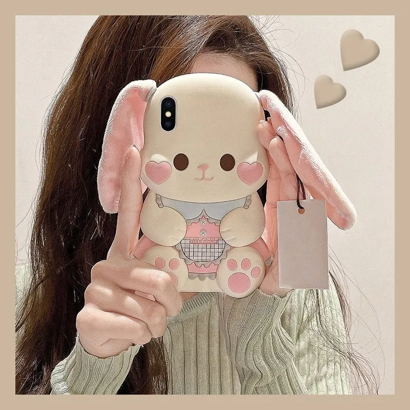 Pink Rabbit iPhone Case