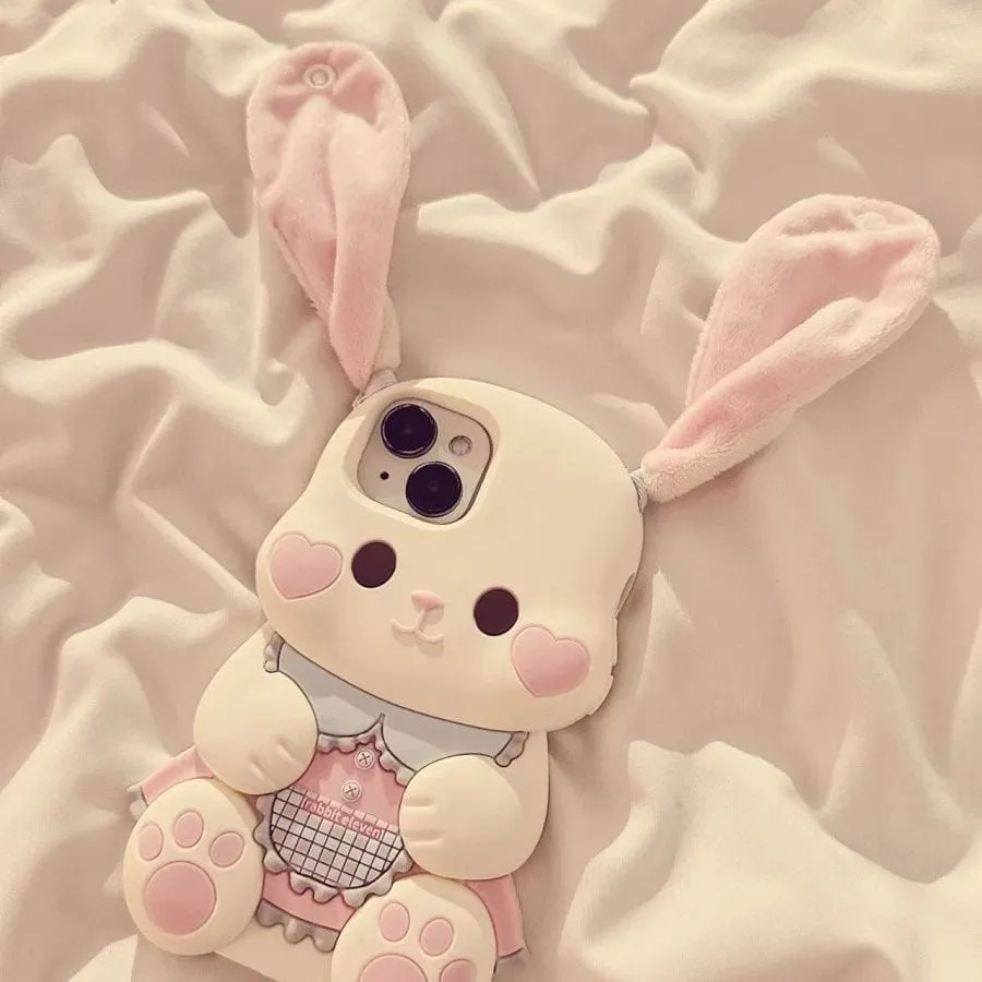 Pink Rabbit iPhone Case