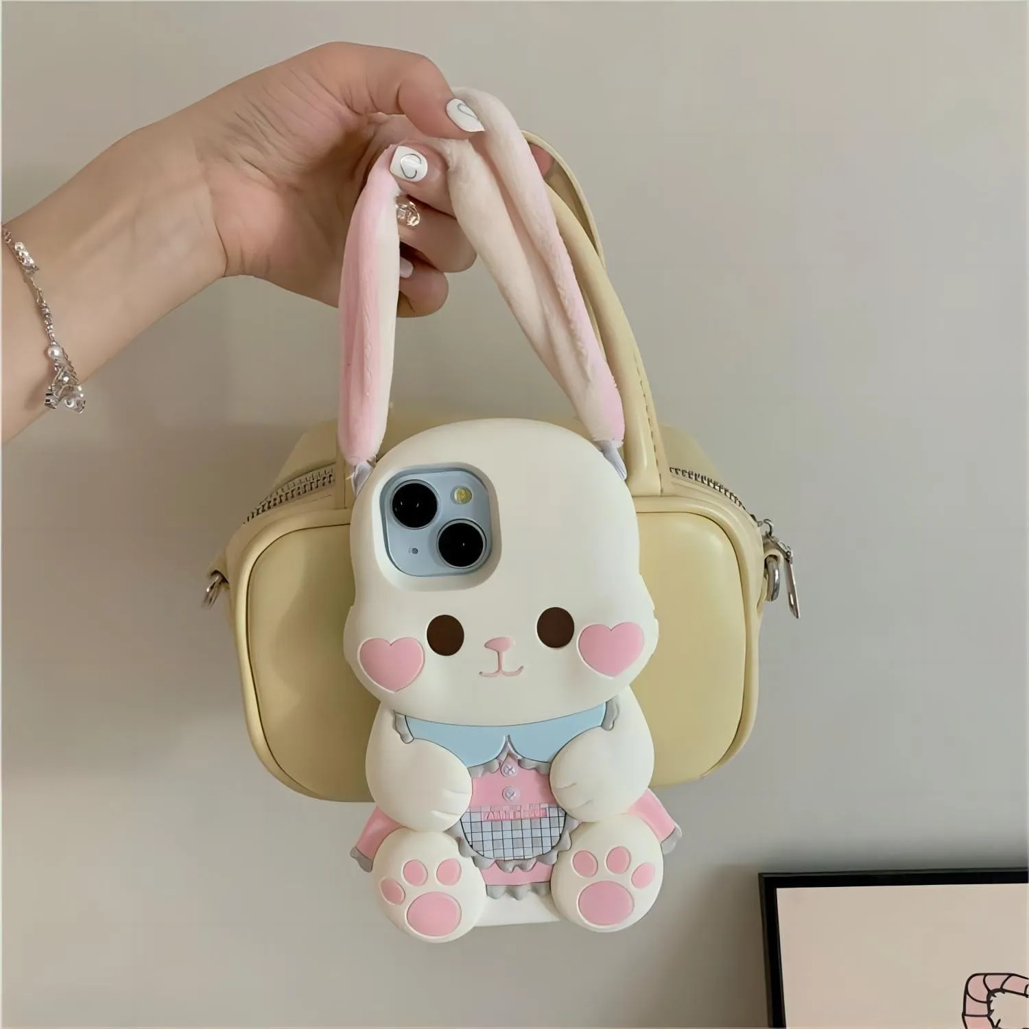 Pink Rabbit iPhone Case