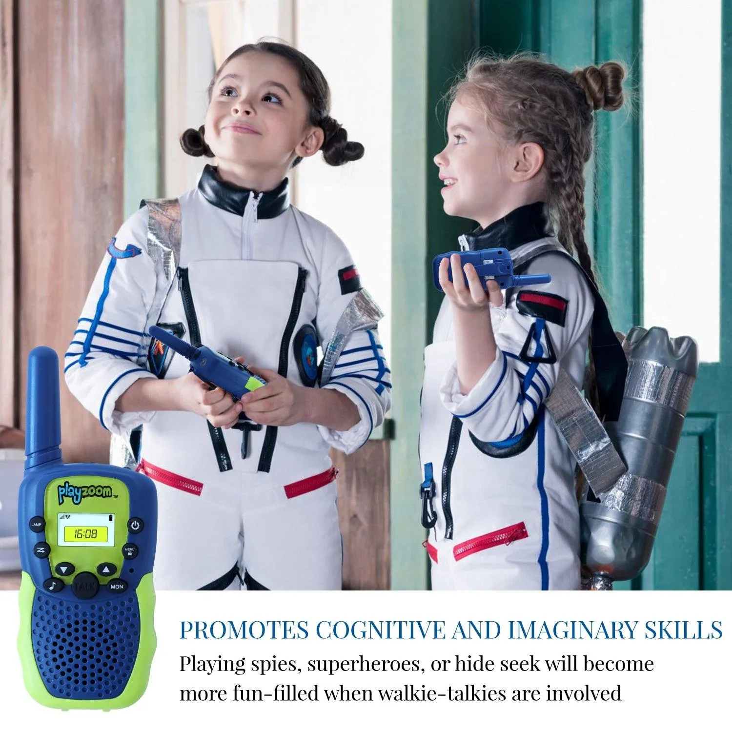 PlayZoom Walkie Talkies 2 pack, Green