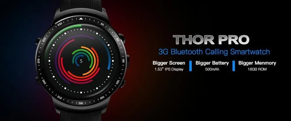 PlusPro Android Smartwatch With GPS 1.53inch