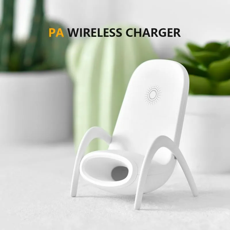 PORTABLE MINI CHAIR WIRELESS CHARGER SUPPLY FOR ALL PHONES