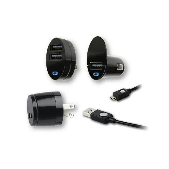 Qmadix USB Quad-Pack Micro Charging Kit