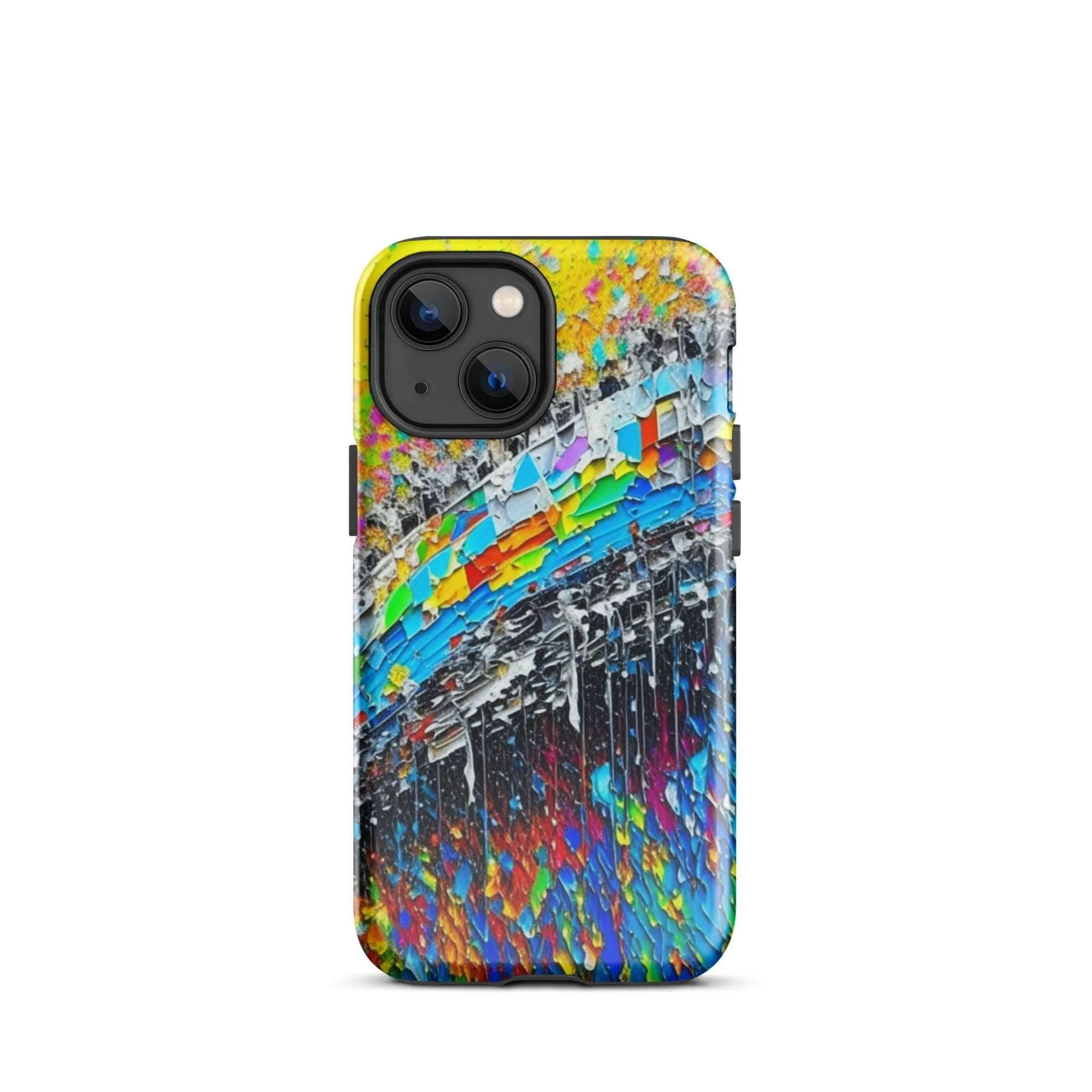 "Color Wave Canvas" Tough Case for iPhone® - Dual Layer Protection