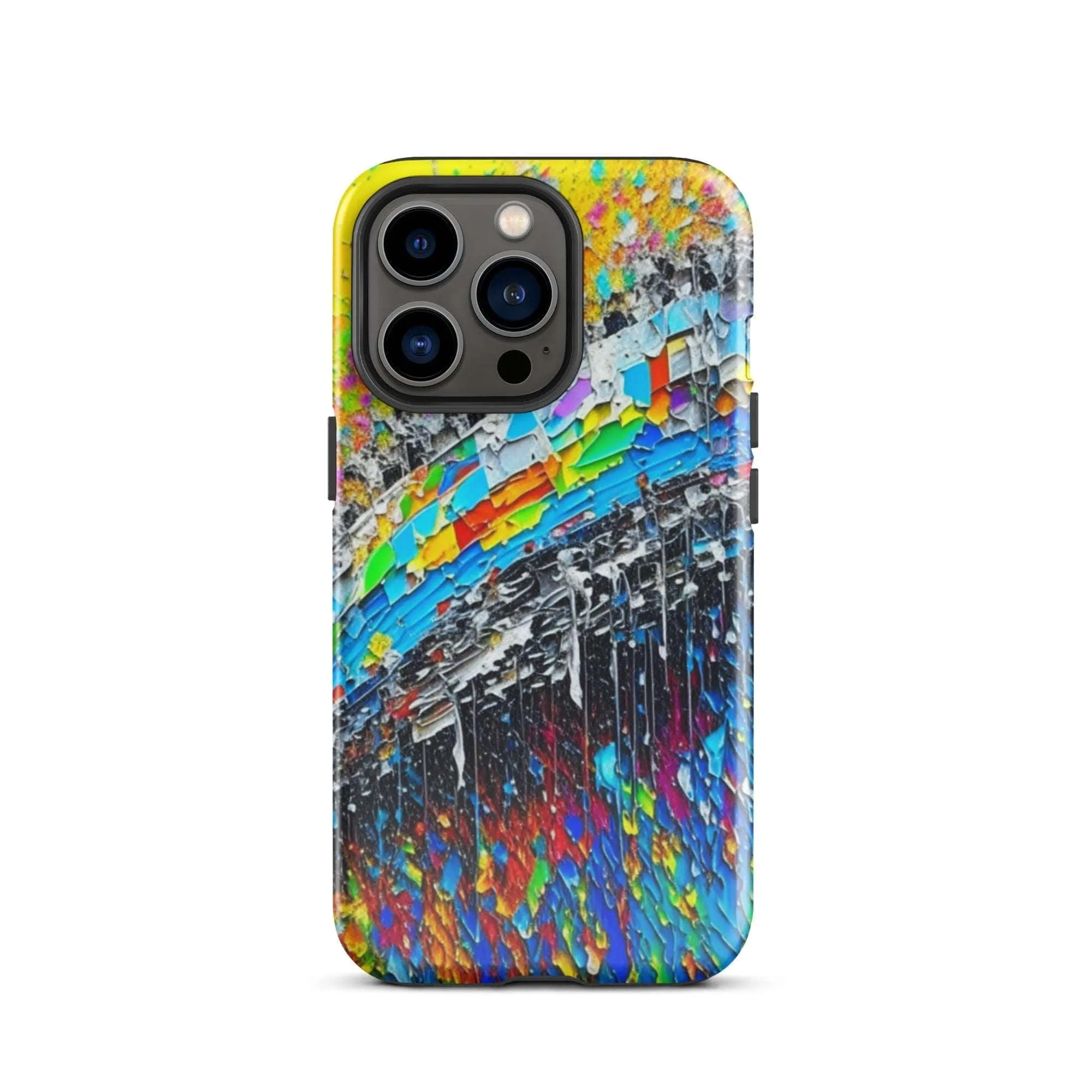 "Color Wave Canvas" Tough Case for iPhone® - Dual Layer Protection