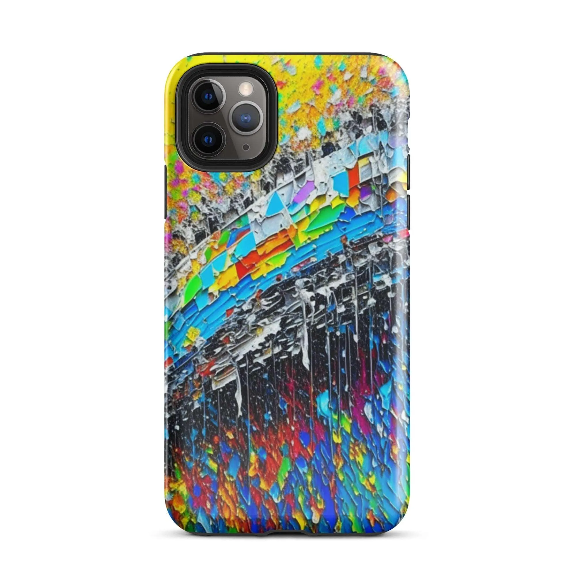 "Color Wave Canvas" Tough Case for iPhone® - Dual Layer Protection