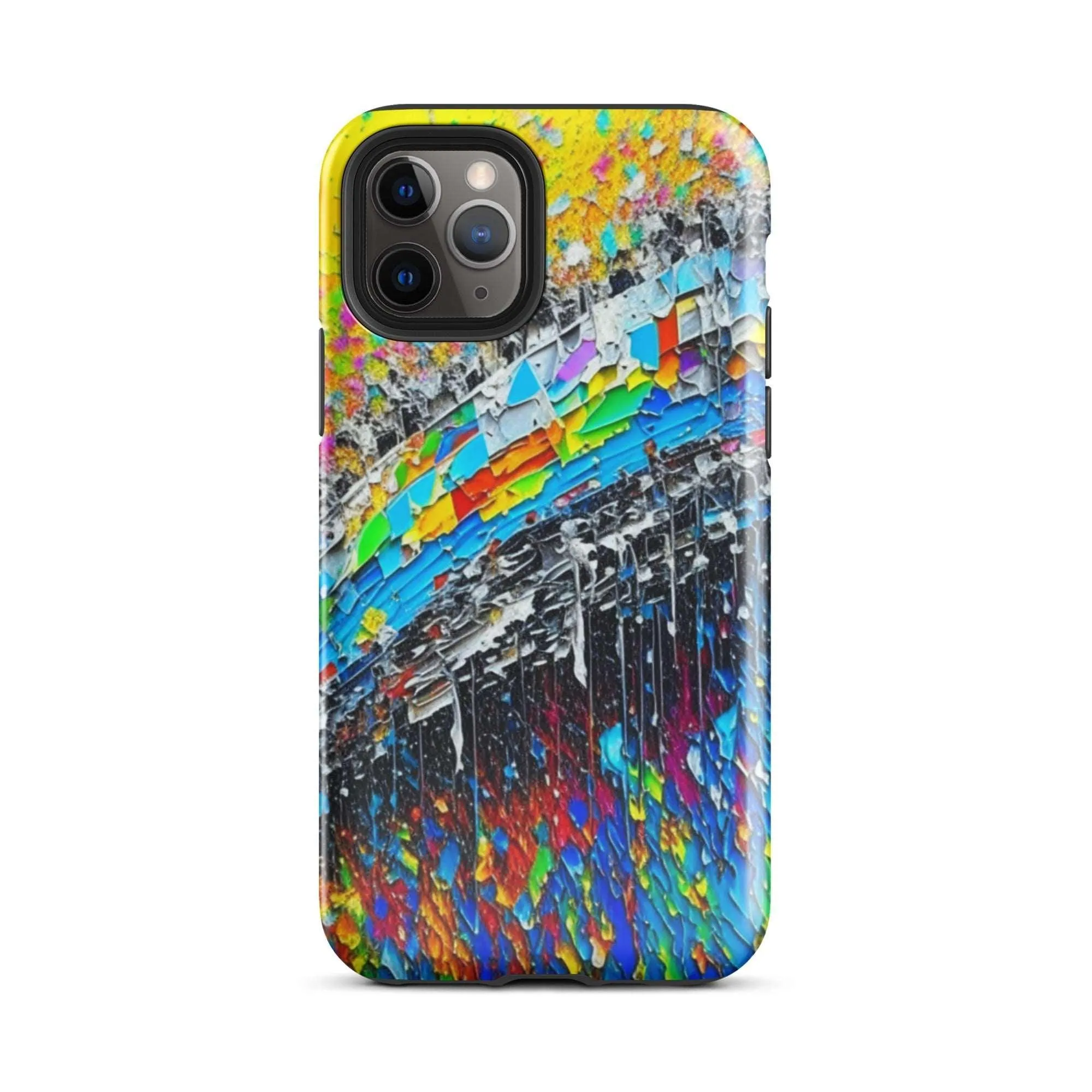 "Color Wave Canvas" Tough Case for iPhone® - Dual Layer Protection