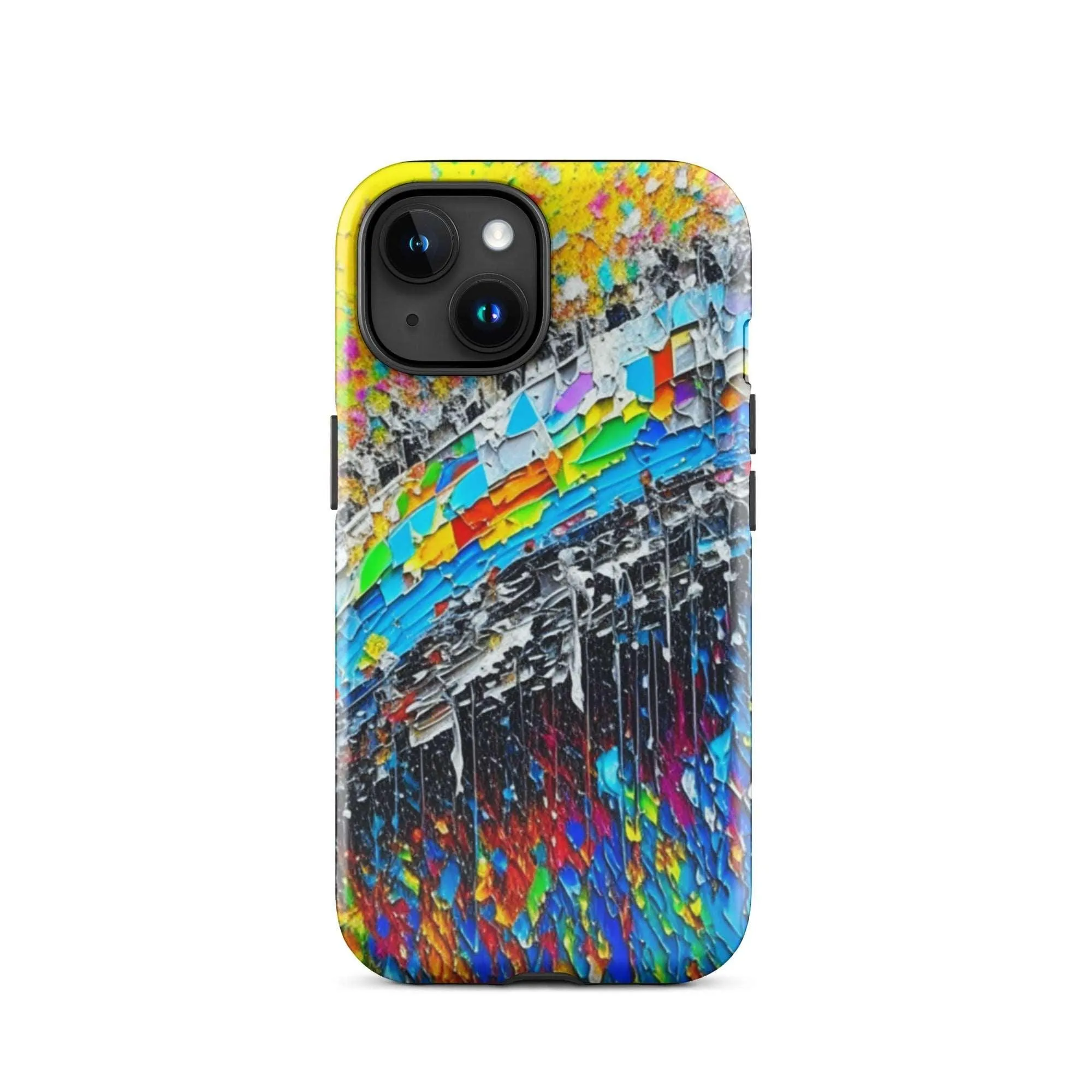 "Color Wave Canvas" Tough Case for iPhone® - Dual Layer Protection