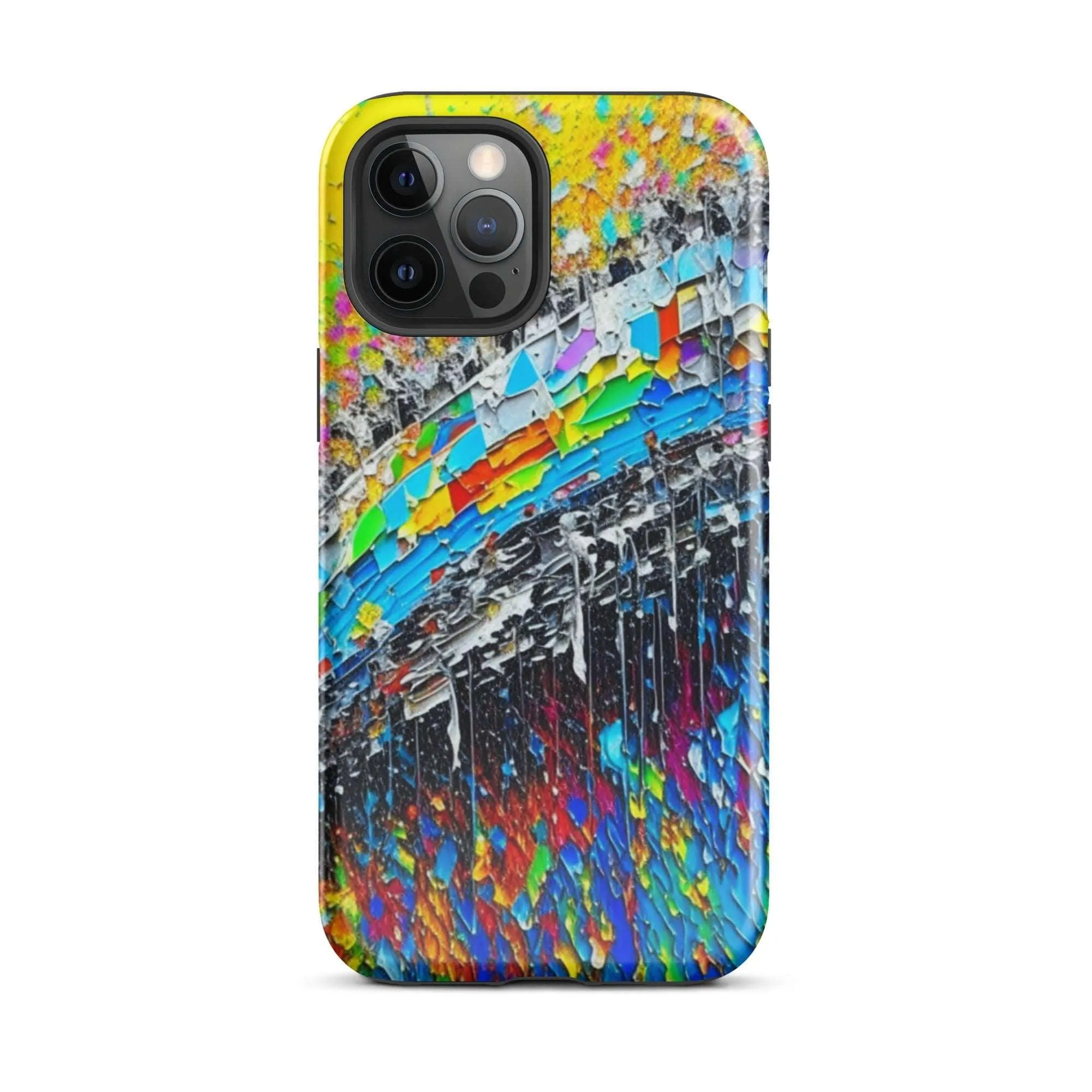 "Color Wave Canvas" Tough Case for iPhone® - Dual Layer Protection