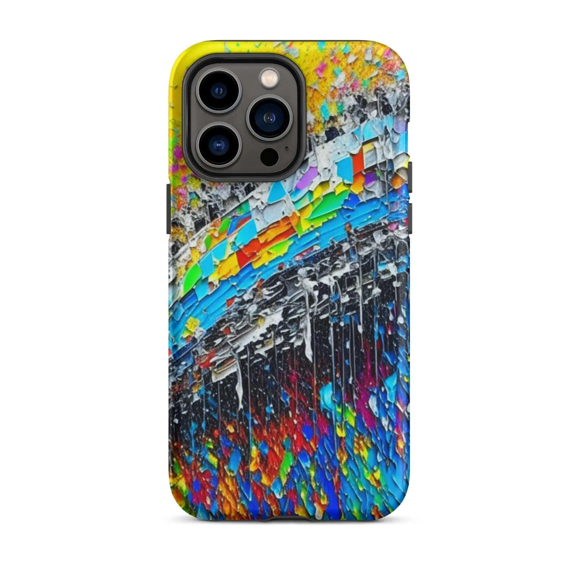 "Color Wave Canvas" Tough Case for iPhone® - Dual Layer Protection