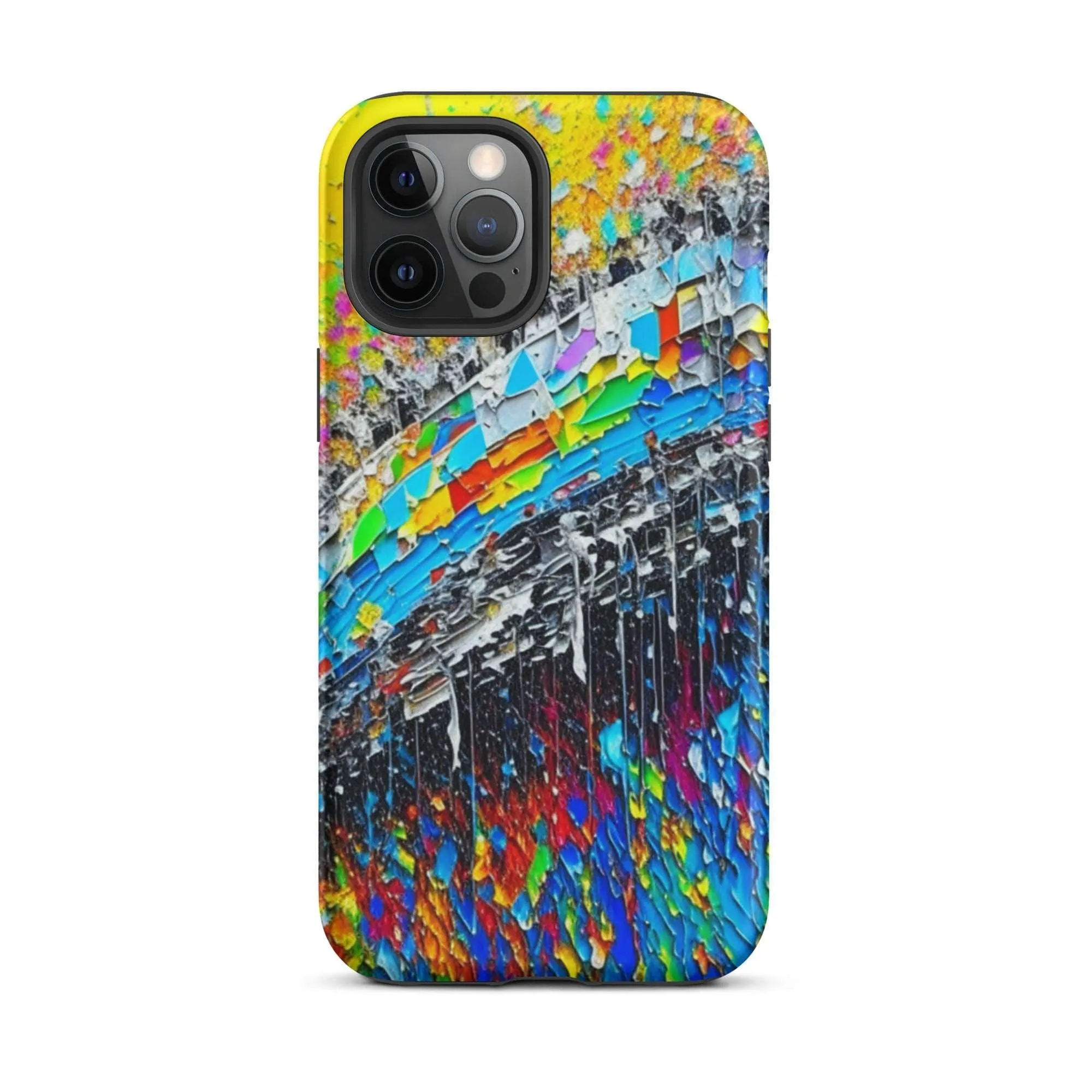 "Color Wave Canvas" Tough Case for iPhone® - Dual Layer Protection