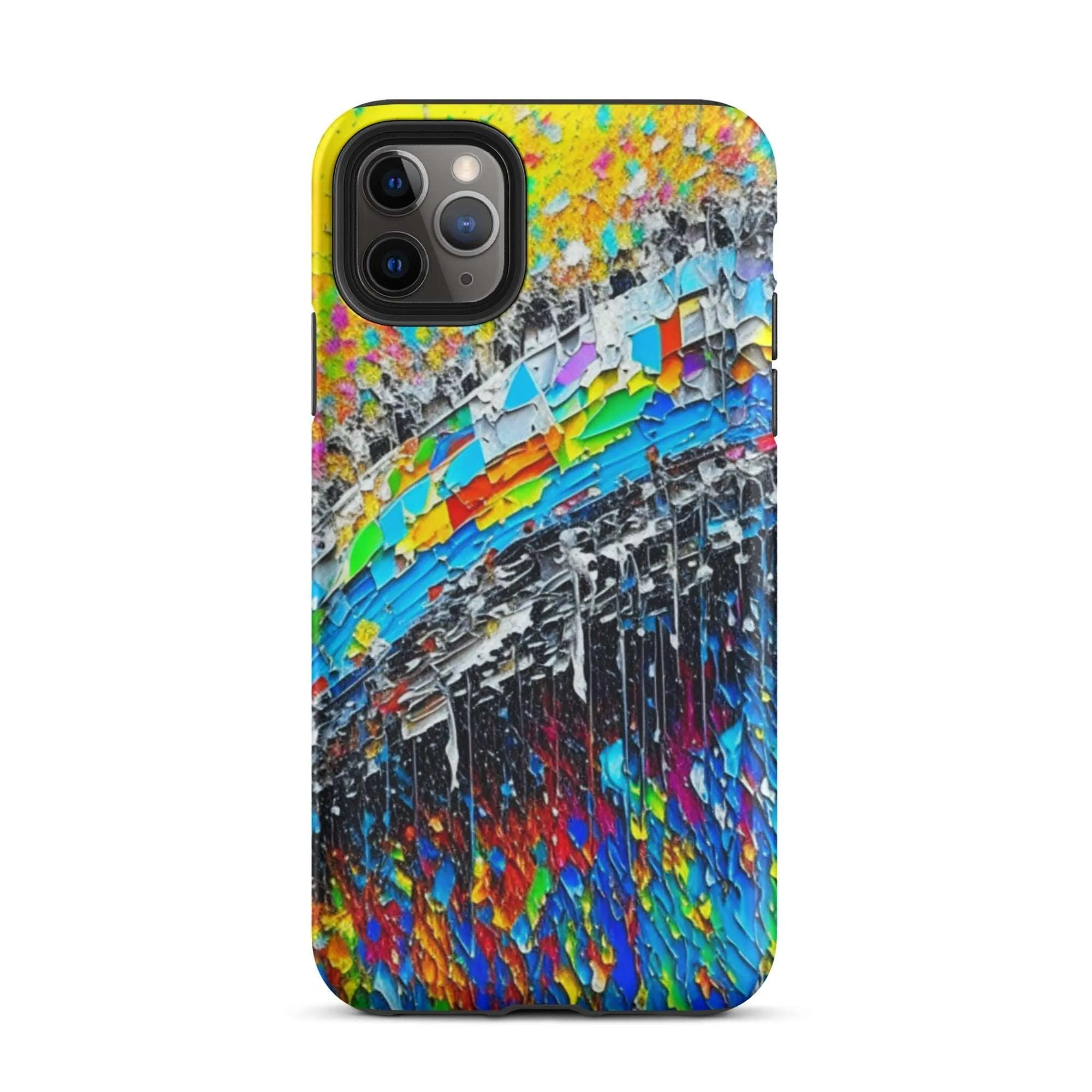 "Color Wave Canvas" Tough Case for iPhone® - Dual Layer Protection