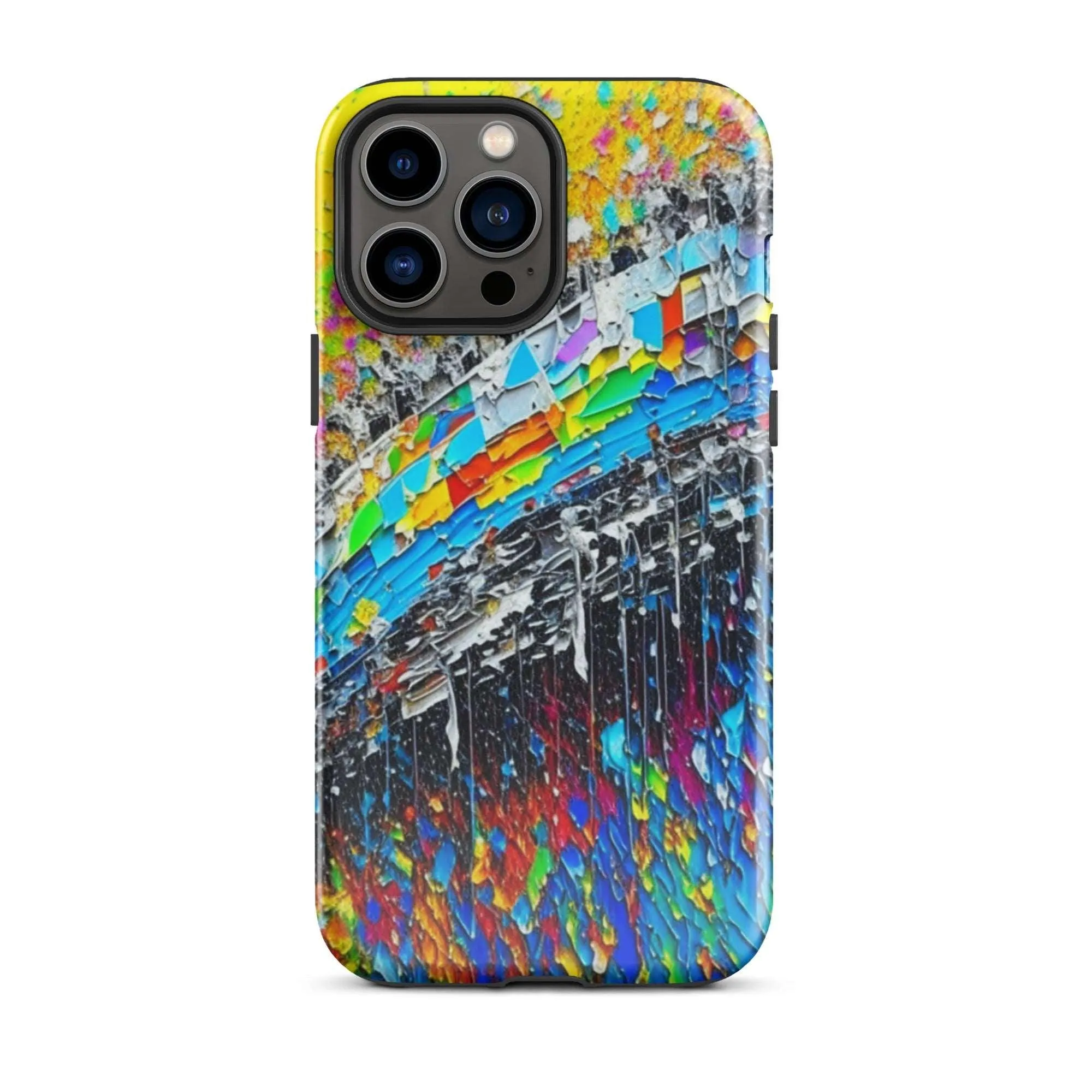 "Color Wave Canvas" Tough Case for iPhone® - Dual Layer Protection