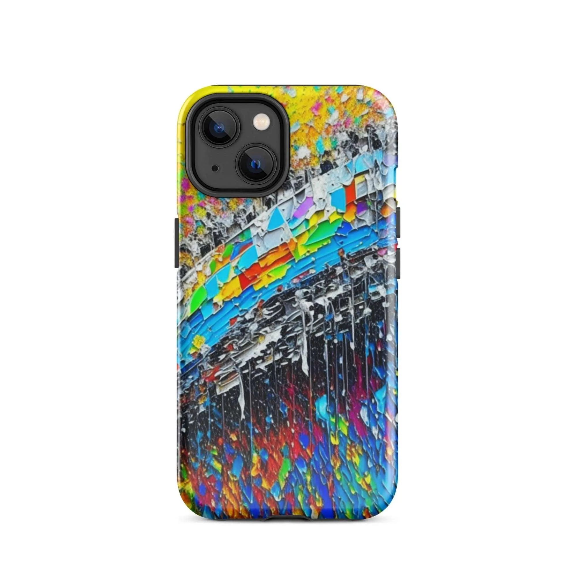 "Color Wave Canvas" Tough Case for iPhone® - Dual Layer Protection