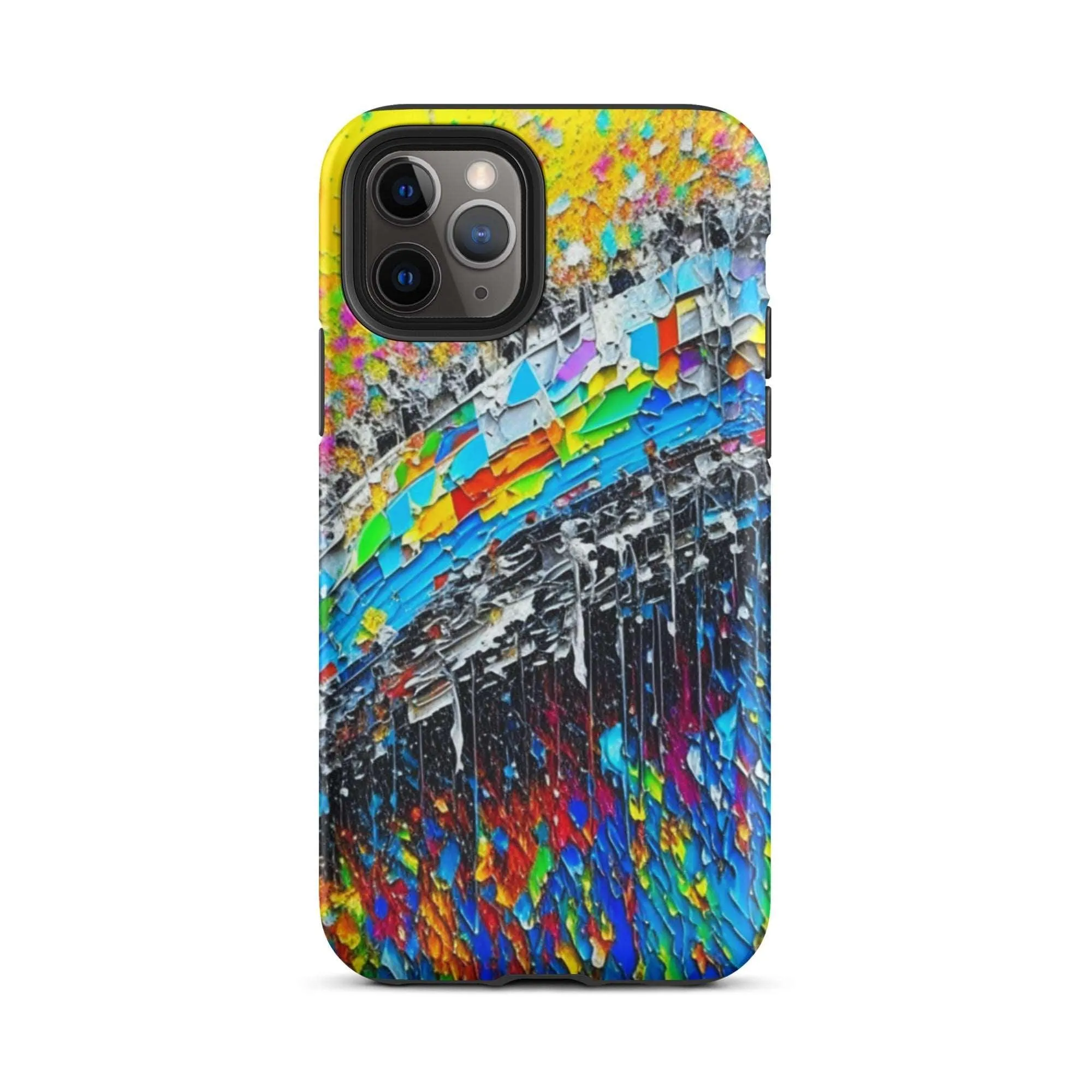 "Color Wave Canvas" Tough Case for iPhone® - Dual Layer Protection