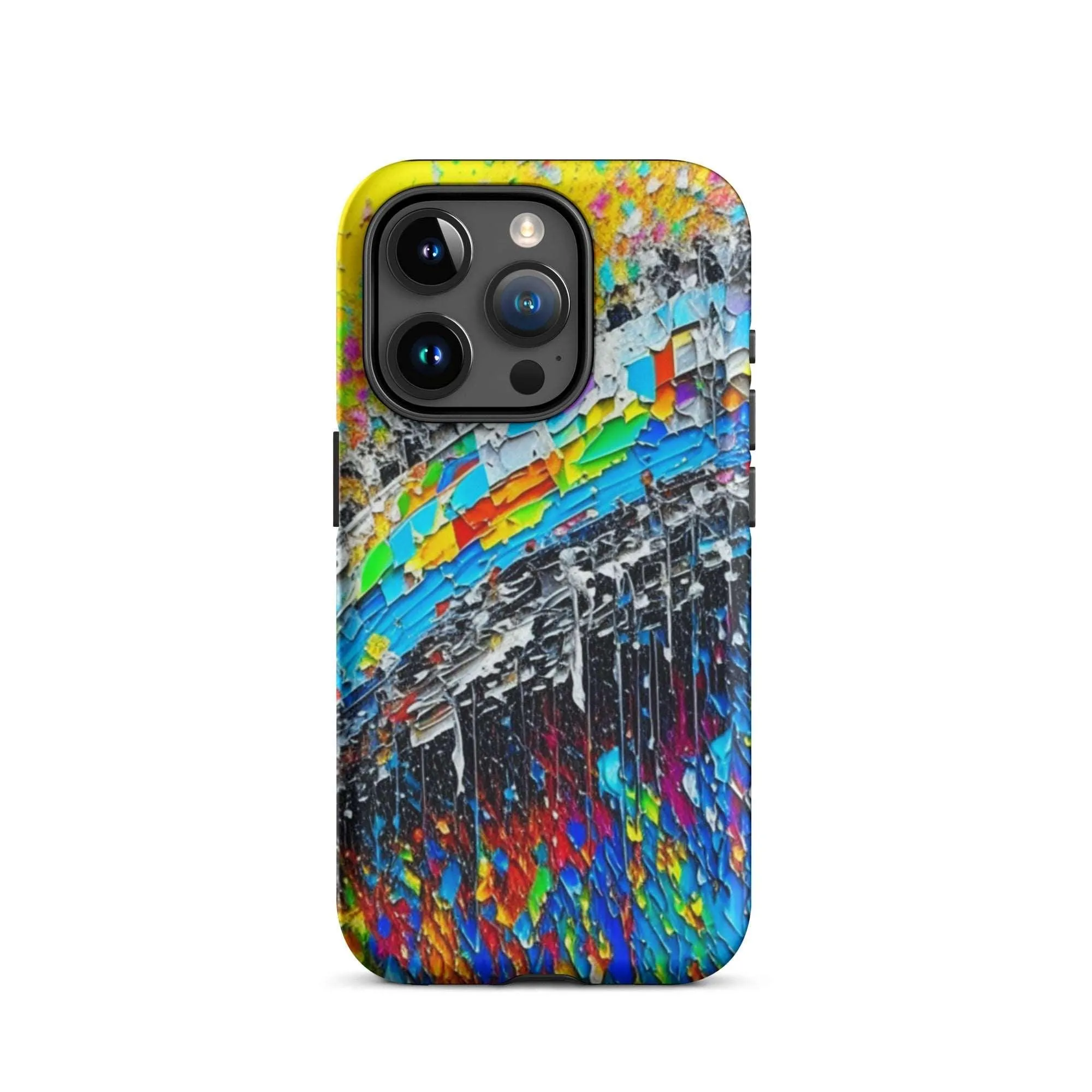 "Color Wave Canvas" Tough Case for iPhone® - Dual Layer Protection