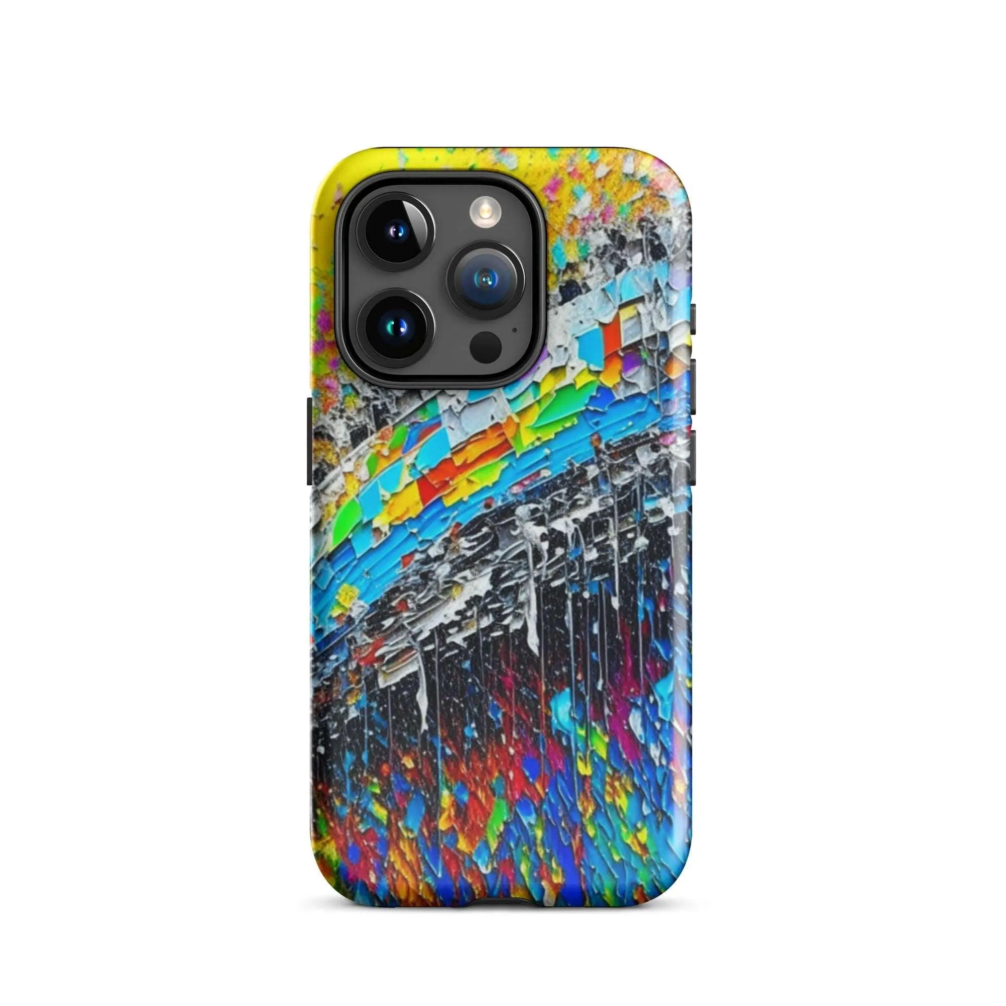 "Color Wave Canvas" Tough Case for iPhone® - Dual Layer Protection