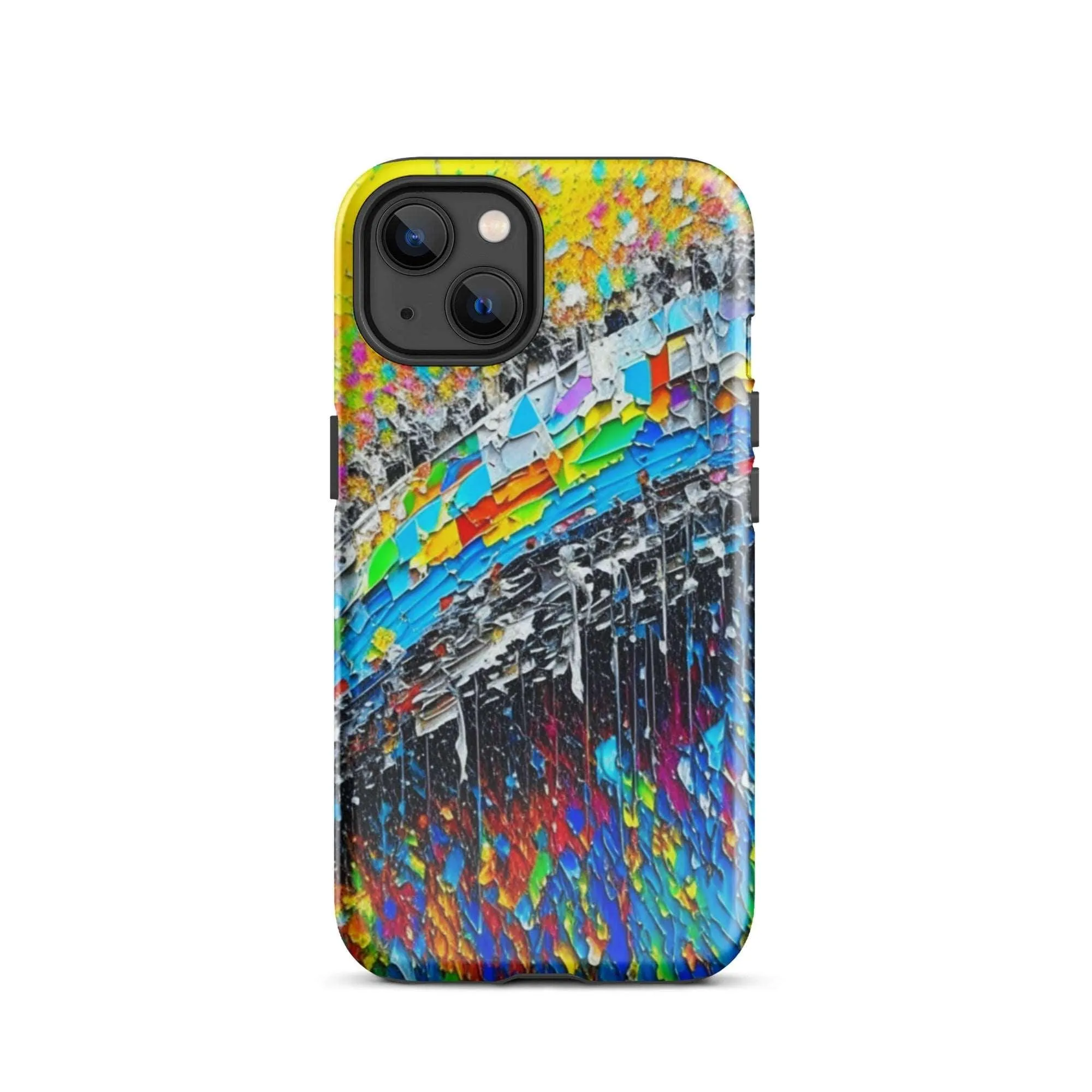 "Color Wave Canvas" Tough Case for iPhone® - Dual Layer Protection