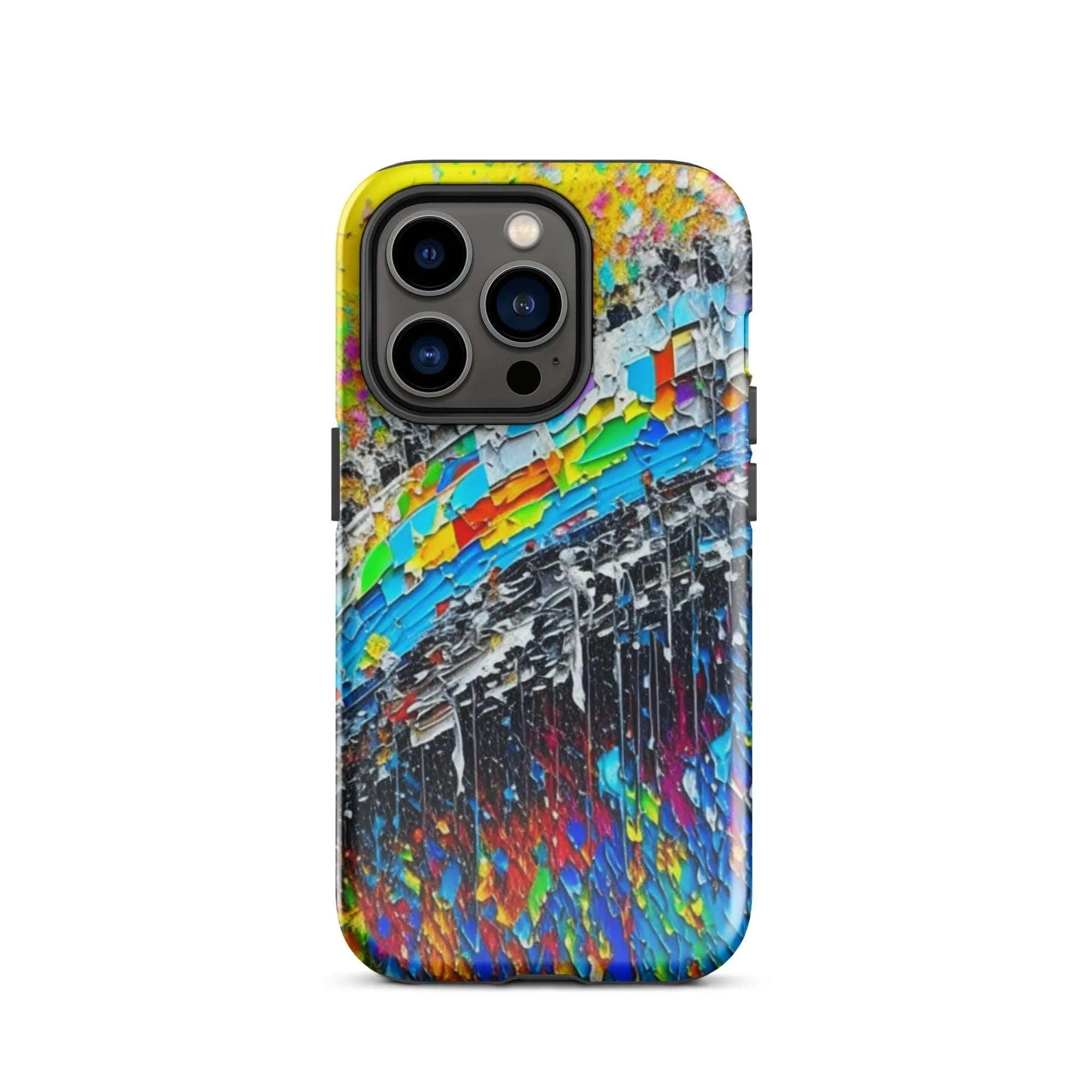 "Color Wave Canvas" Tough Case for iPhone® - Dual Layer Protection