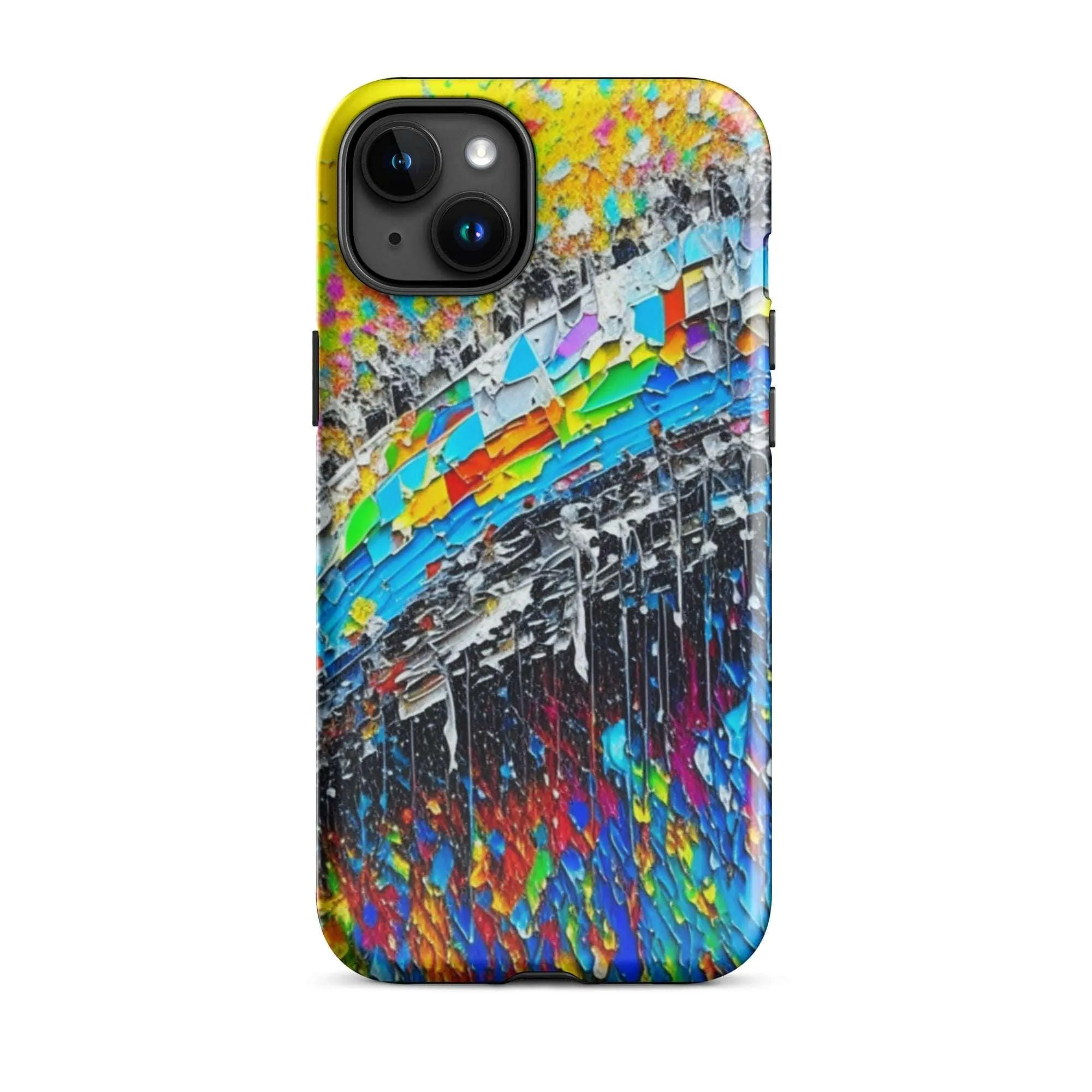 "Color Wave Canvas" Tough Case for iPhone® - Dual Layer Protection