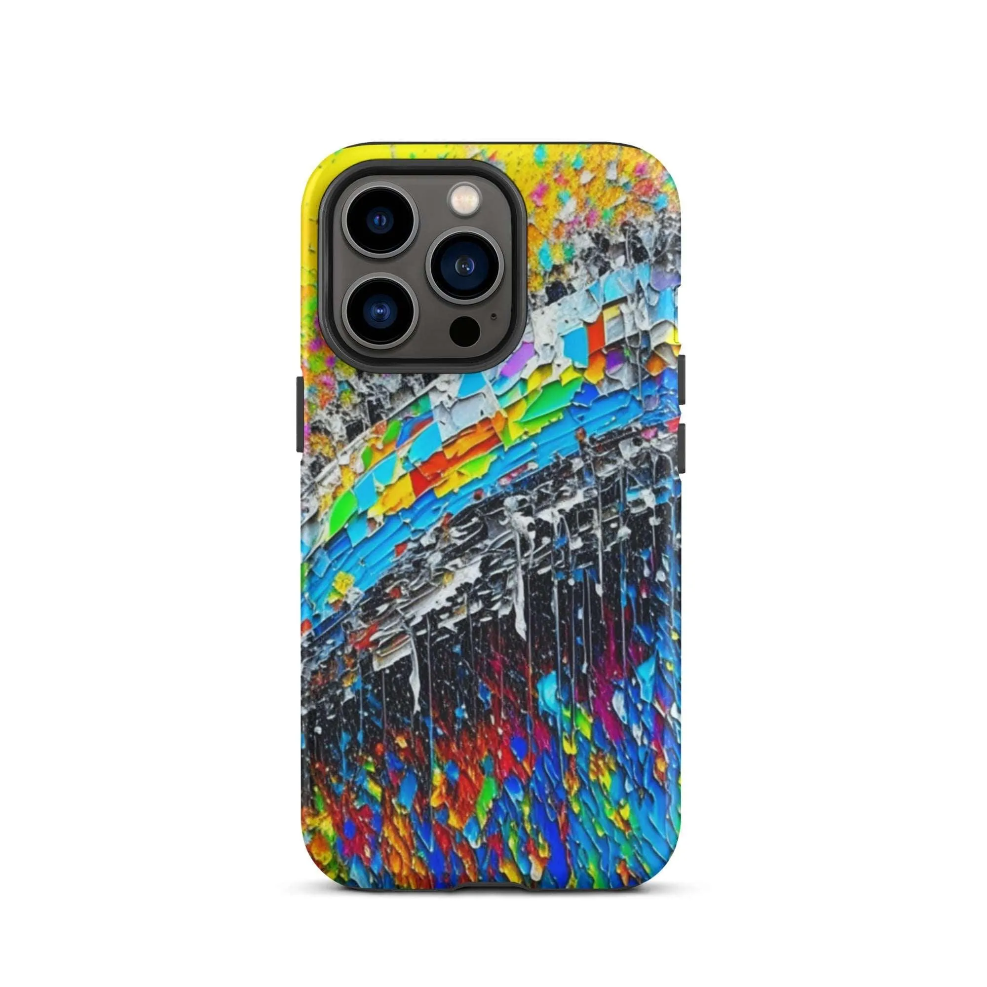 "Color Wave Canvas" Tough Case for iPhone® - Dual Layer Protection