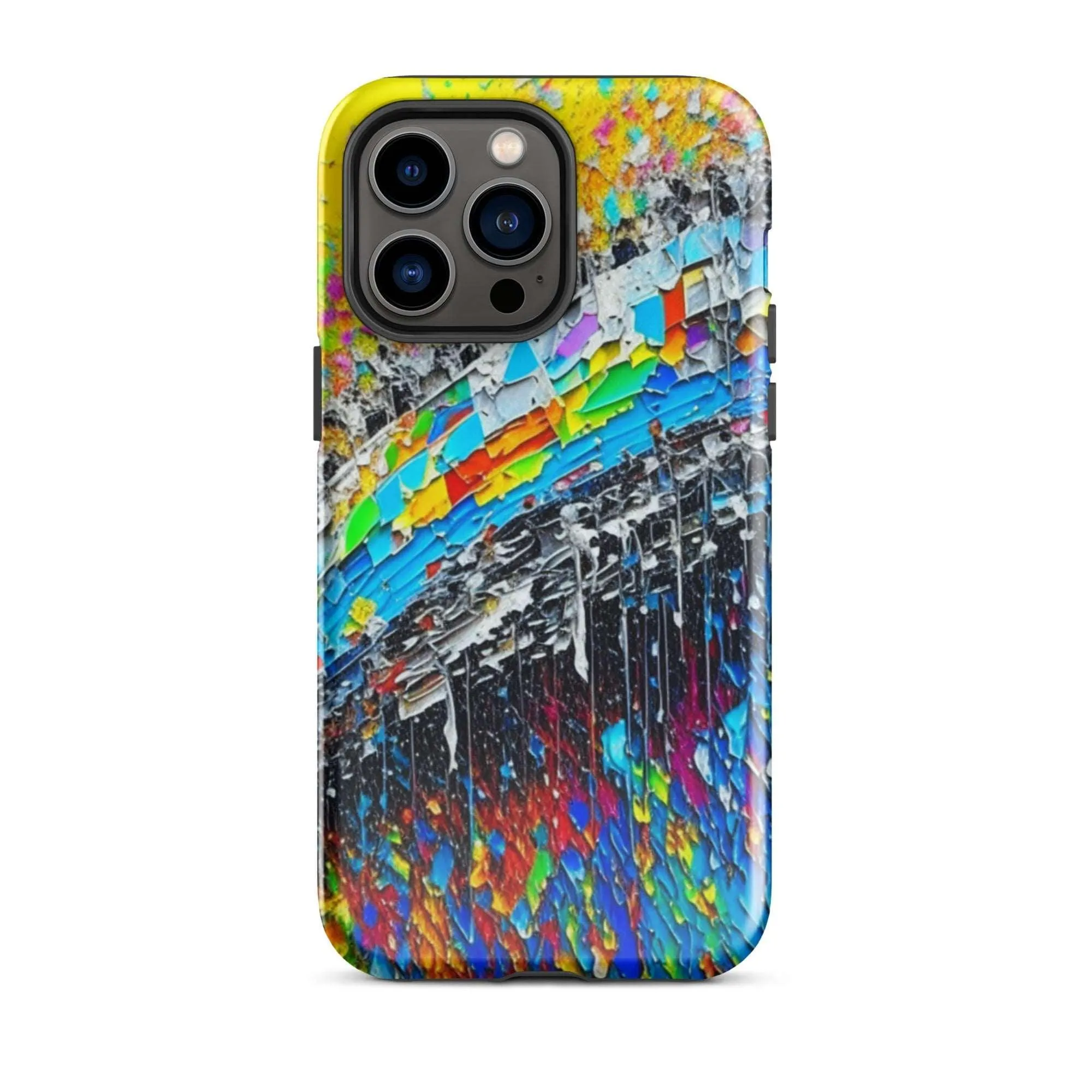 "Color Wave Canvas" Tough Case for iPhone® - Dual Layer Protection