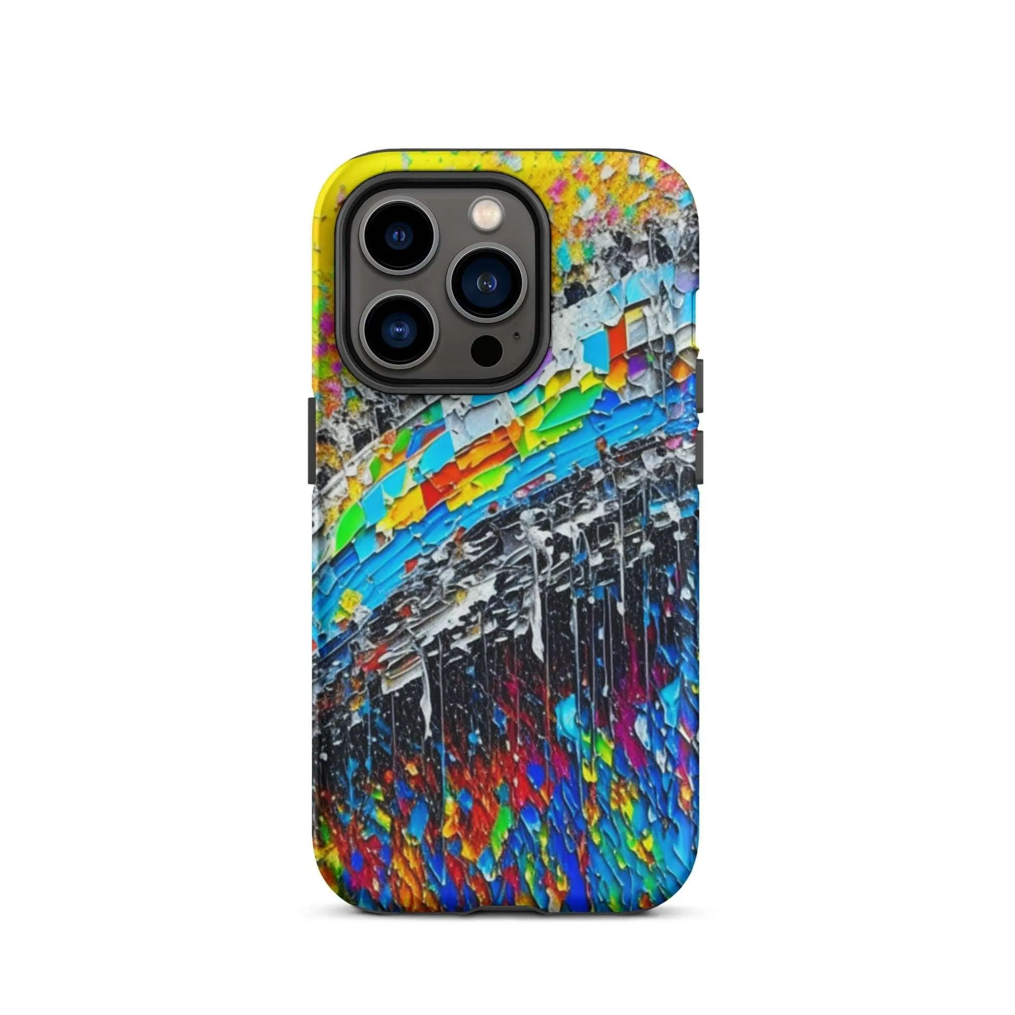 "Color Wave Canvas" Tough Case for iPhone® - Dual Layer Protection