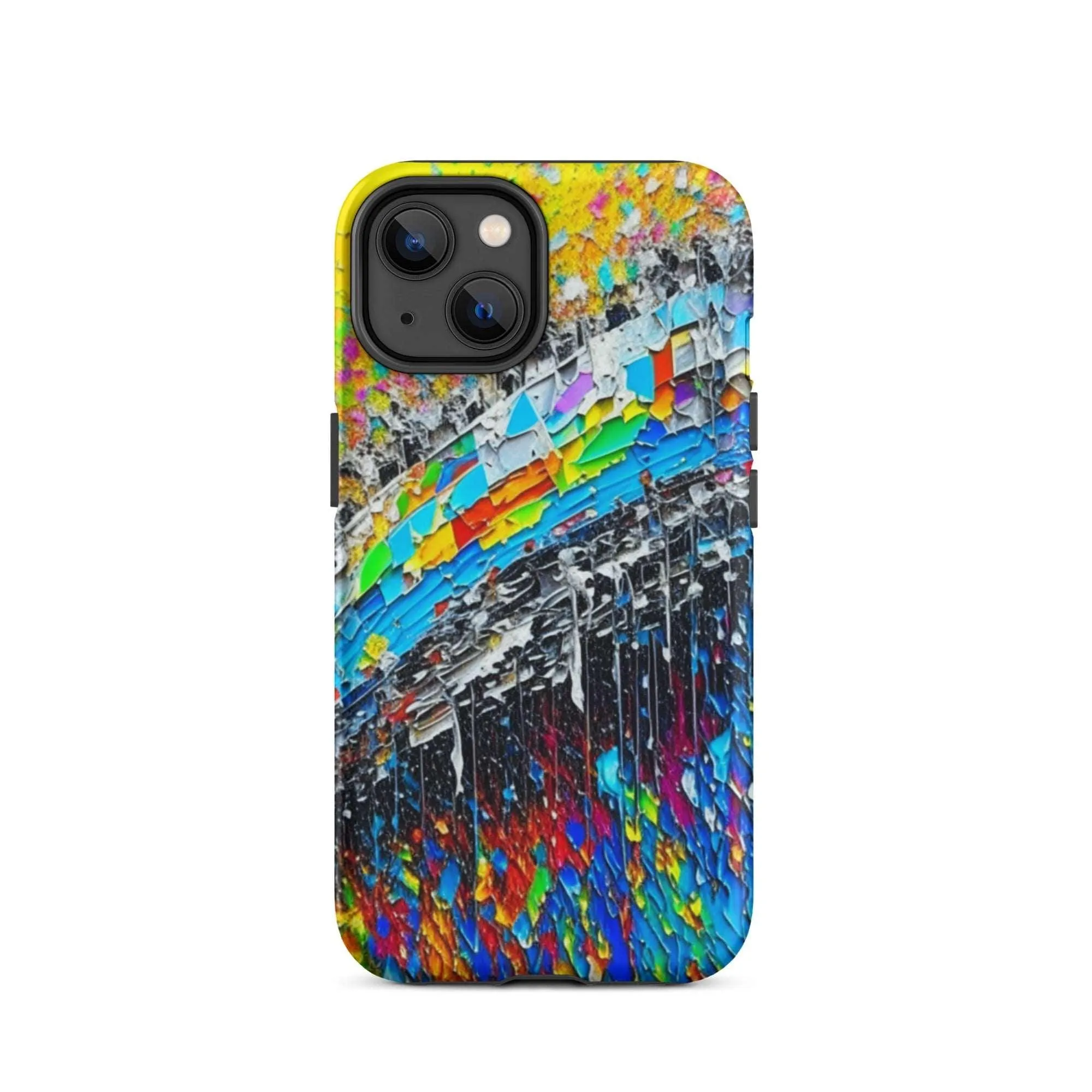 "Color Wave Canvas" Tough Case for iPhone® - Dual Layer Protection