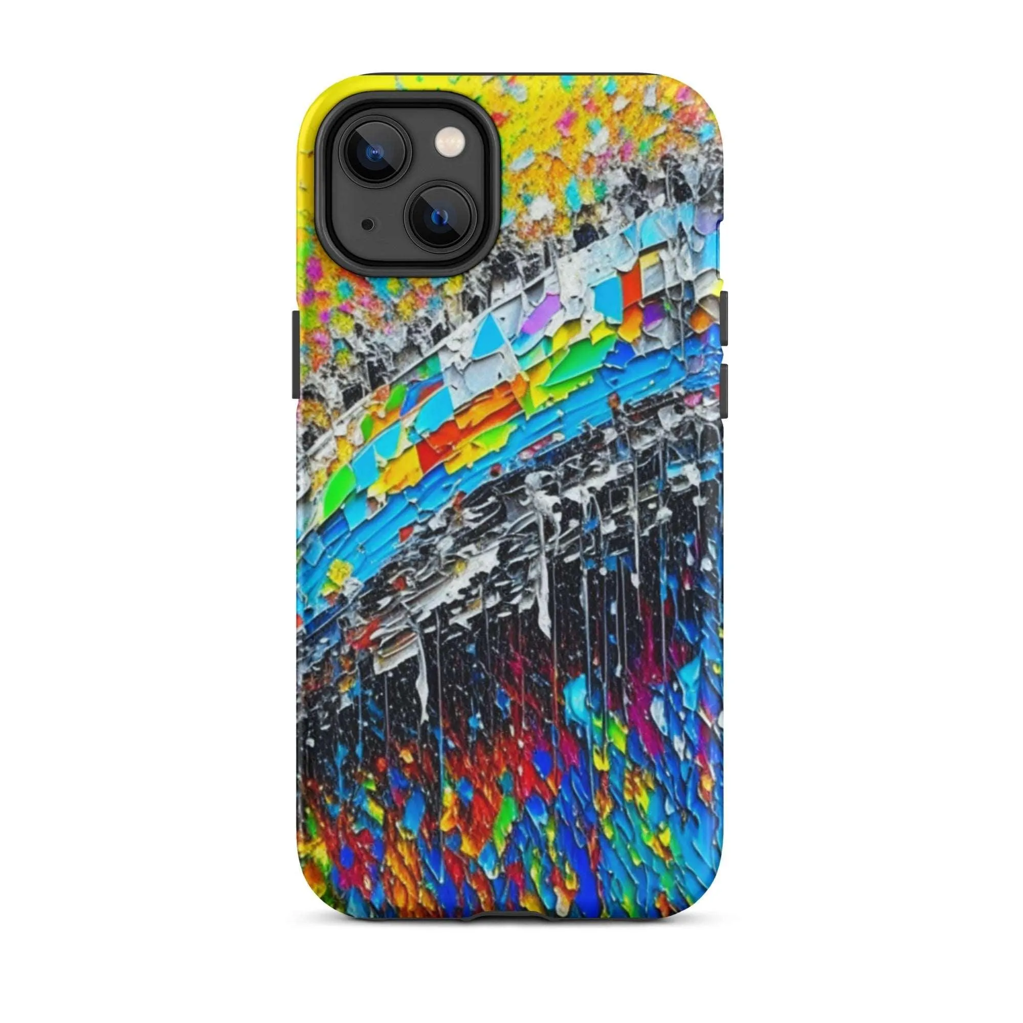 "Color Wave Canvas" Tough Case for iPhone® - Dual Layer Protection