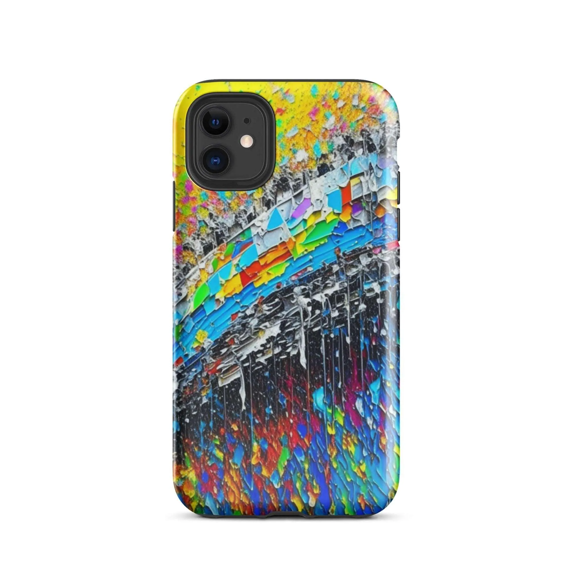 "Color Wave Canvas" Tough Case for iPhone® - Dual Layer Protection