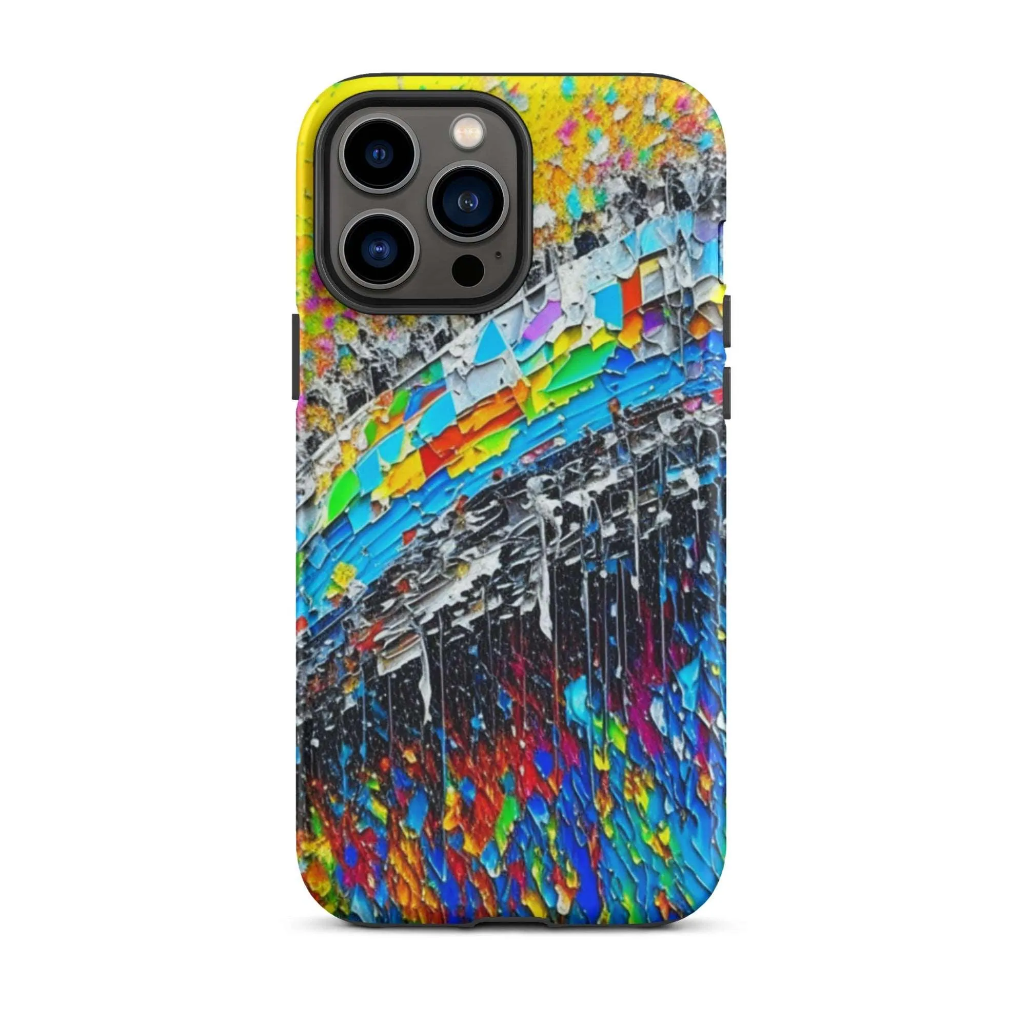 "Color Wave Canvas" Tough Case for iPhone® - Dual Layer Protection