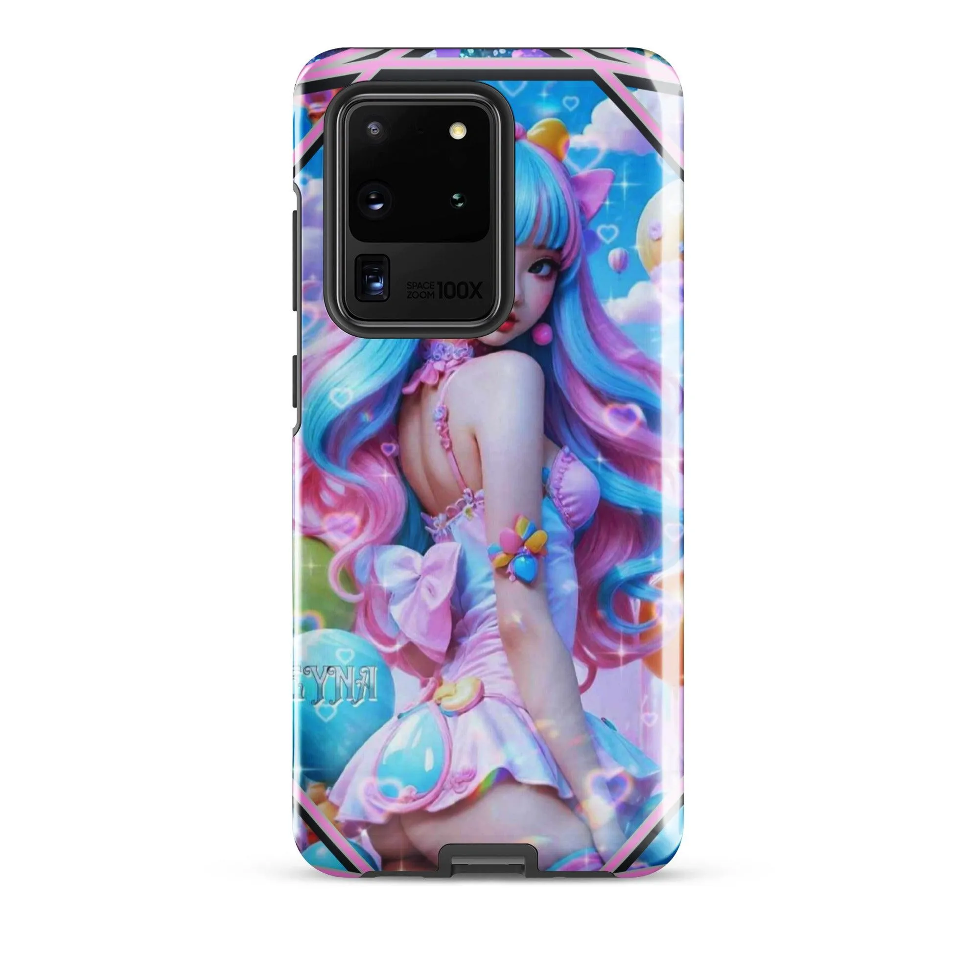 "Kawaii Shimmering Cutie" Tough Case for Samsung® Phones - Dual Layer Protection