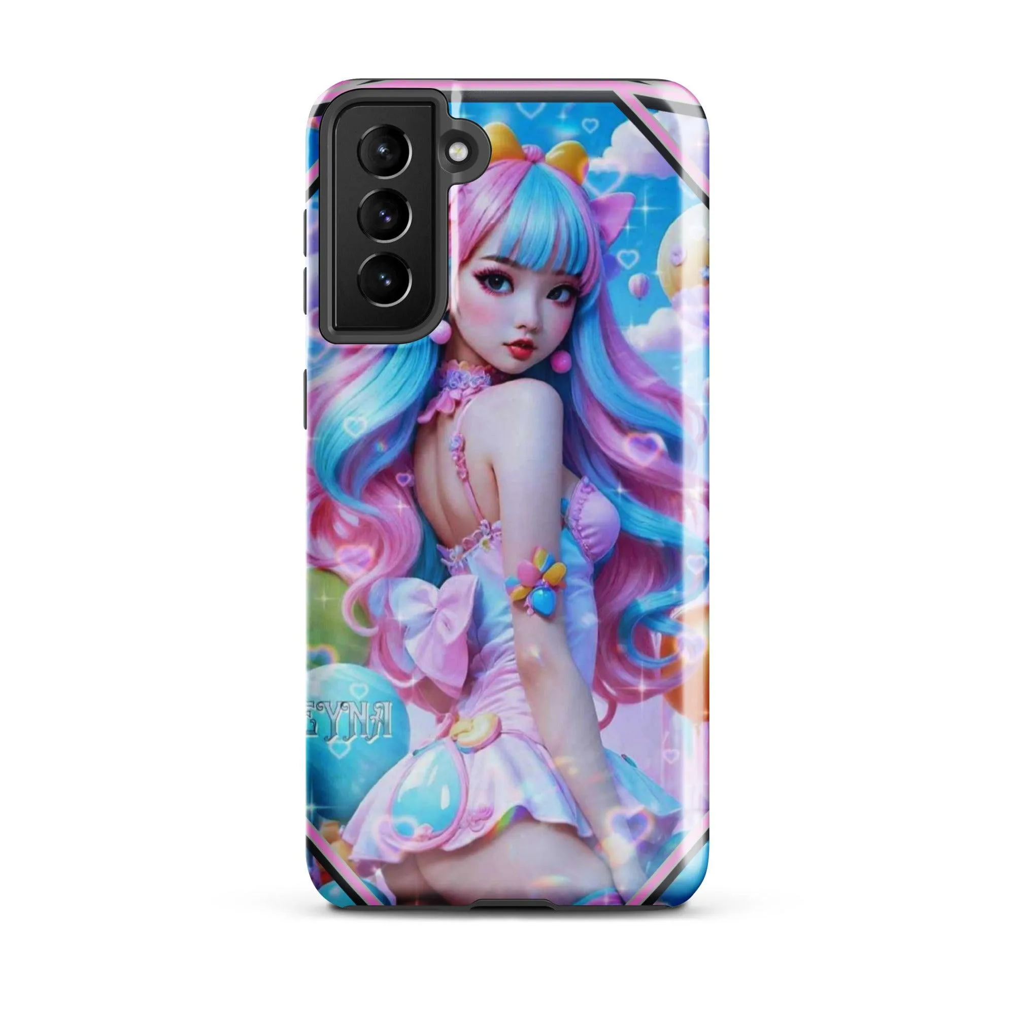 "Kawaii Shimmering Cutie" Tough Case for Samsung® Phones - Dual Layer Protection