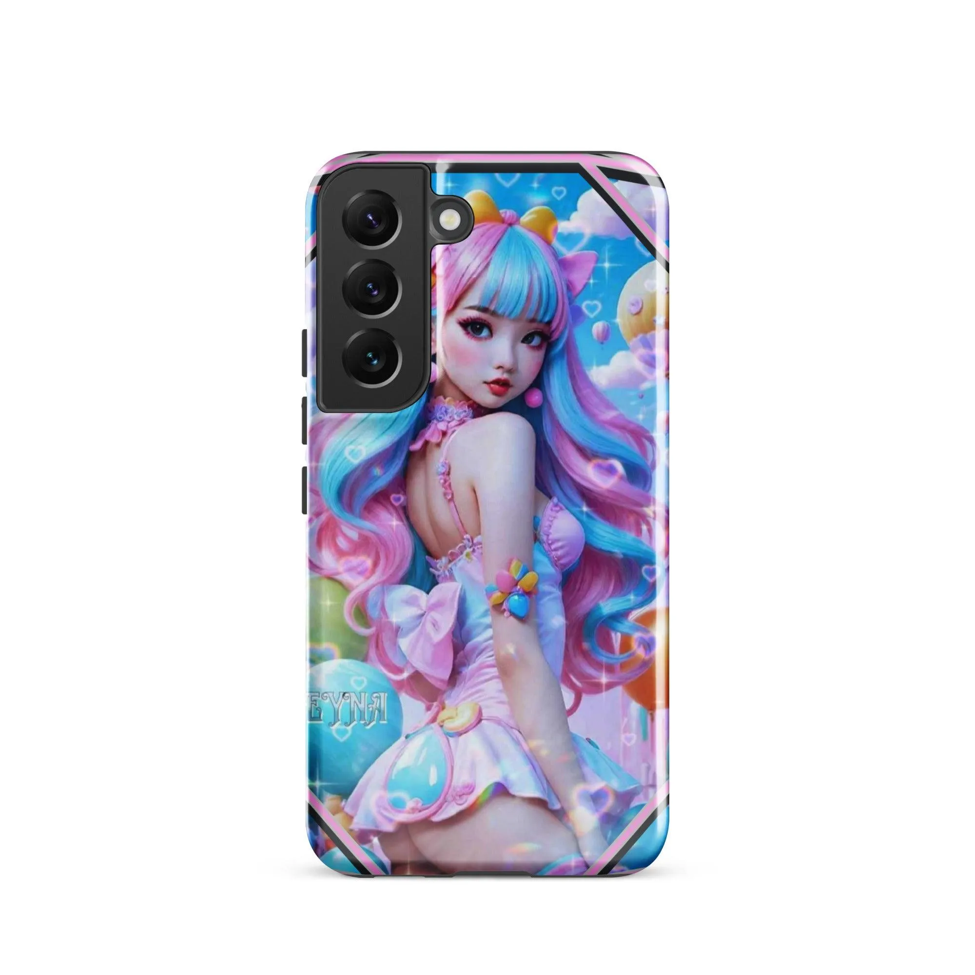 "Kawaii Shimmering Cutie" Tough Case for Samsung® Phones - Dual Layer Protection