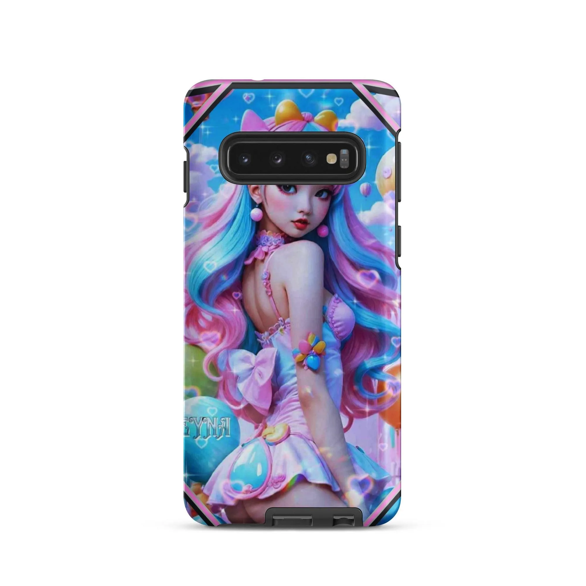 "Kawaii Shimmering Cutie" Tough Case for Samsung® Phones - Dual Layer Protection