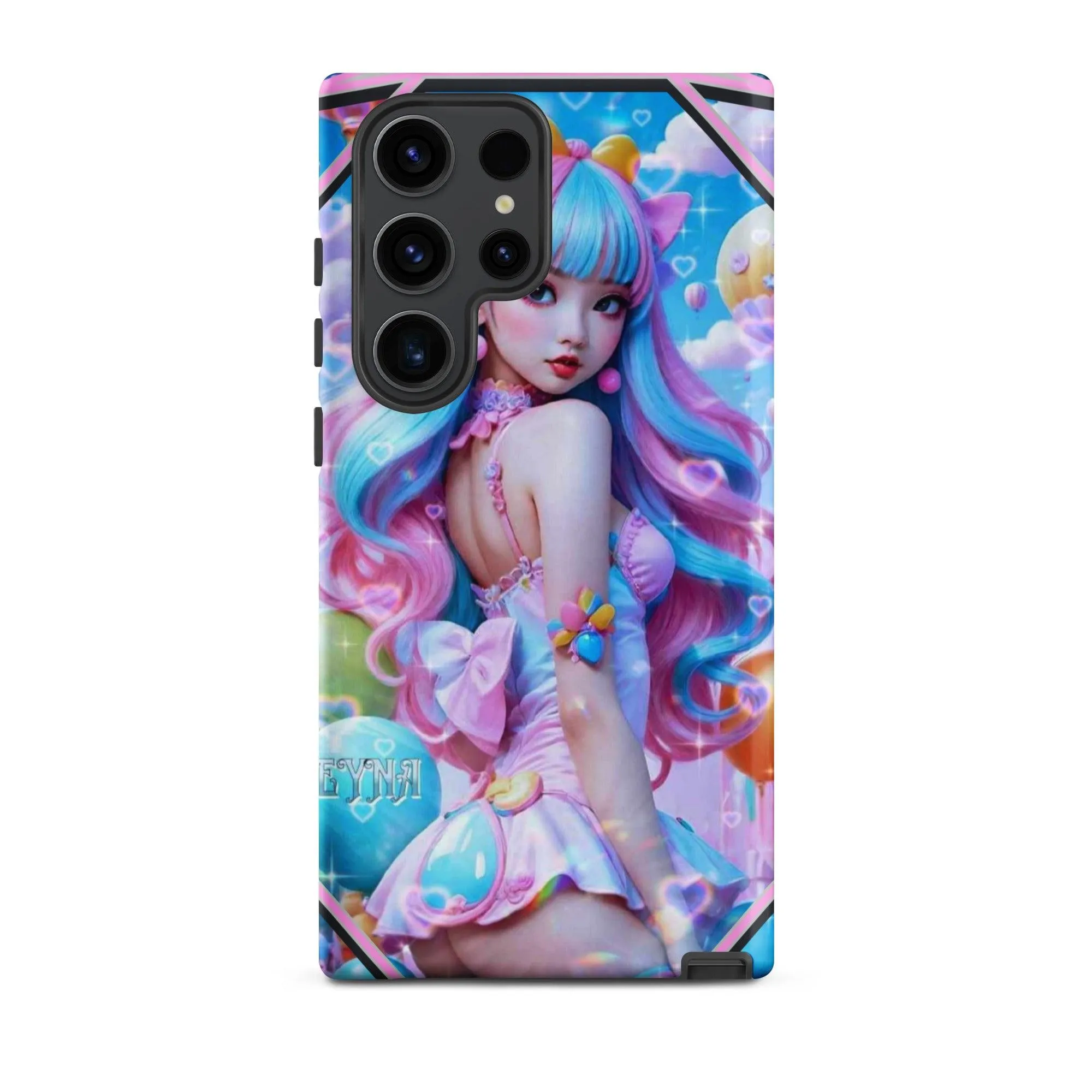 "Kawaii Shimmering Cutie" Tough Case for Samsung® Phones - Dual Layer Protection