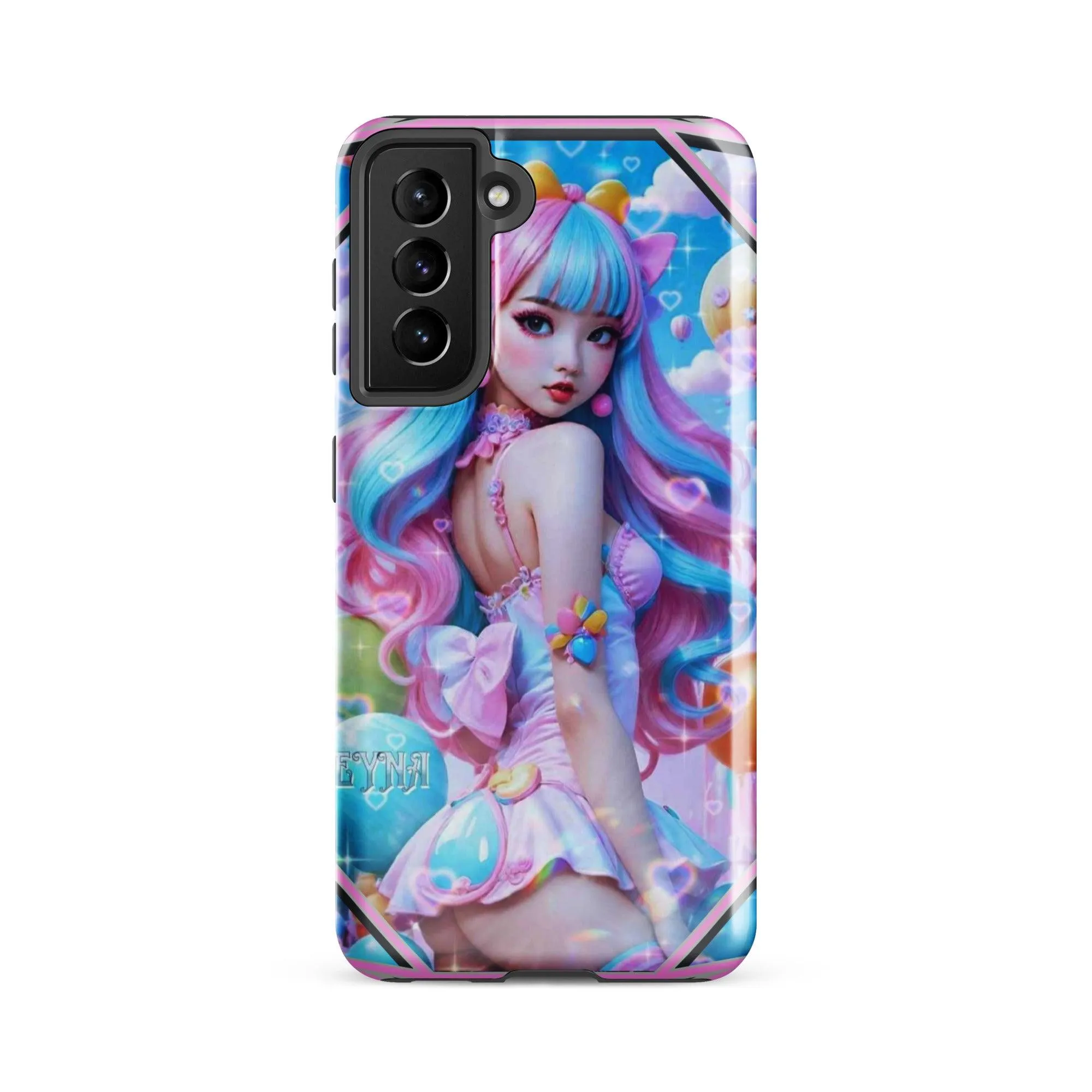 "Kawaii Shimmering Cutie" Tough Case for Samsung® Phones - Dual Layer Protection