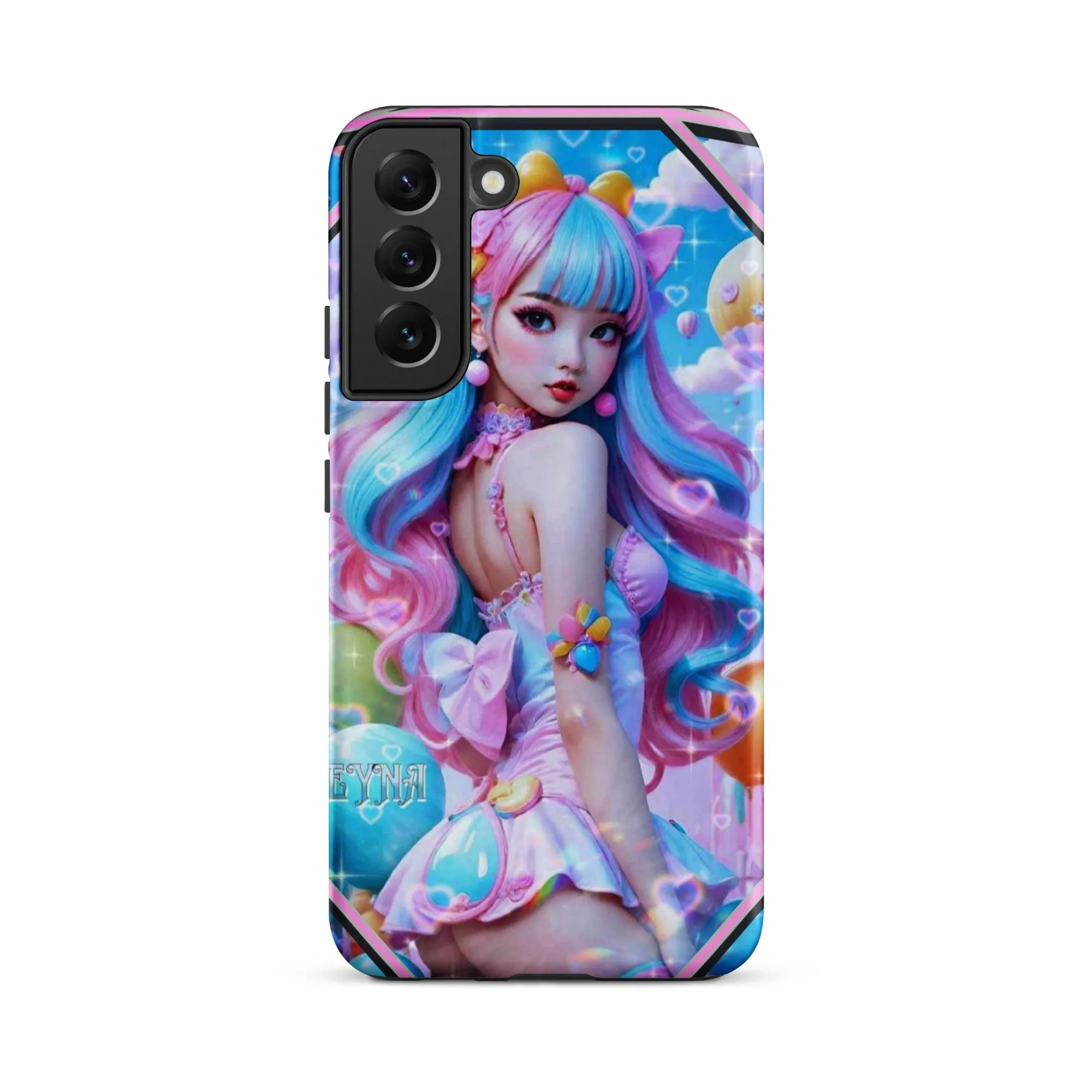 "Kawaii Shimmering Cutie" Tough Case for Samsung® Phones - Dual Layer Protection