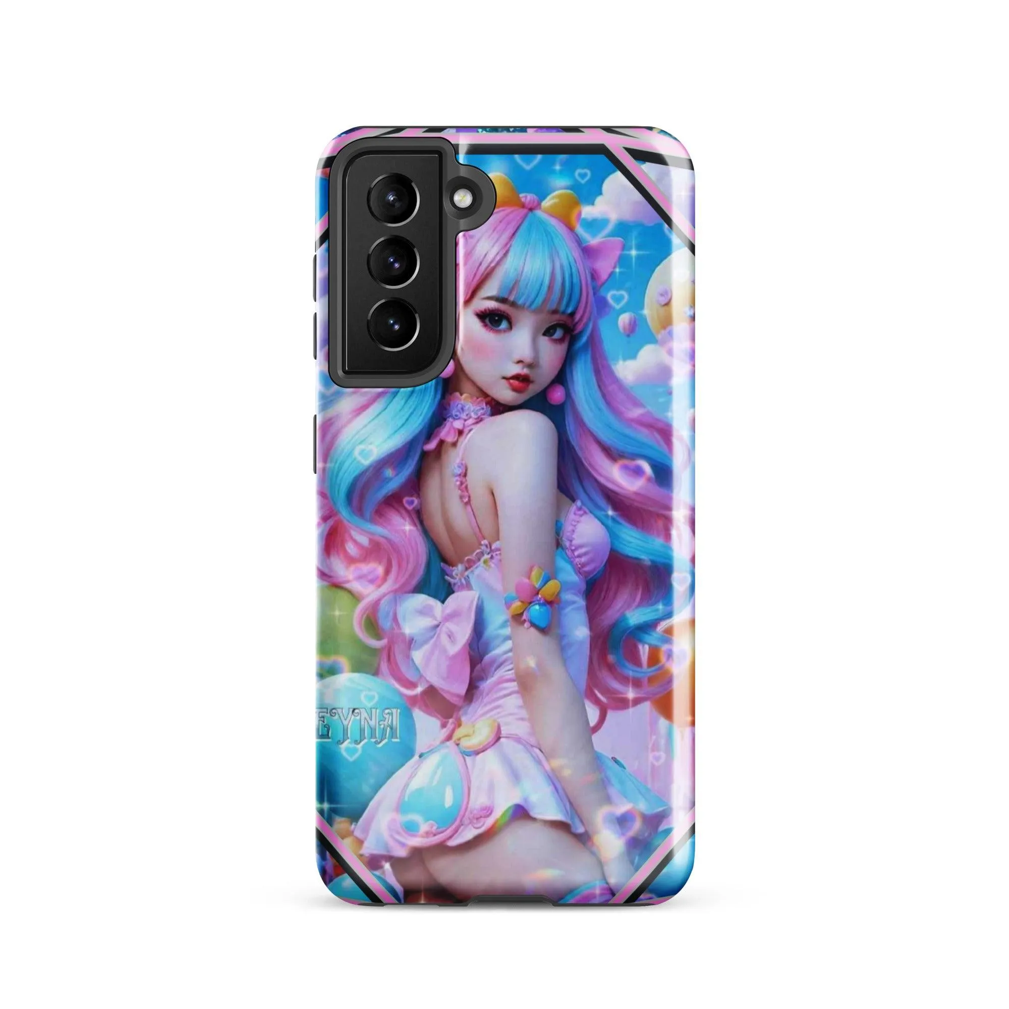 "Kawaii Shimmering Cutie" Tough Case for Samsung® Phones - Dual Layer Protection